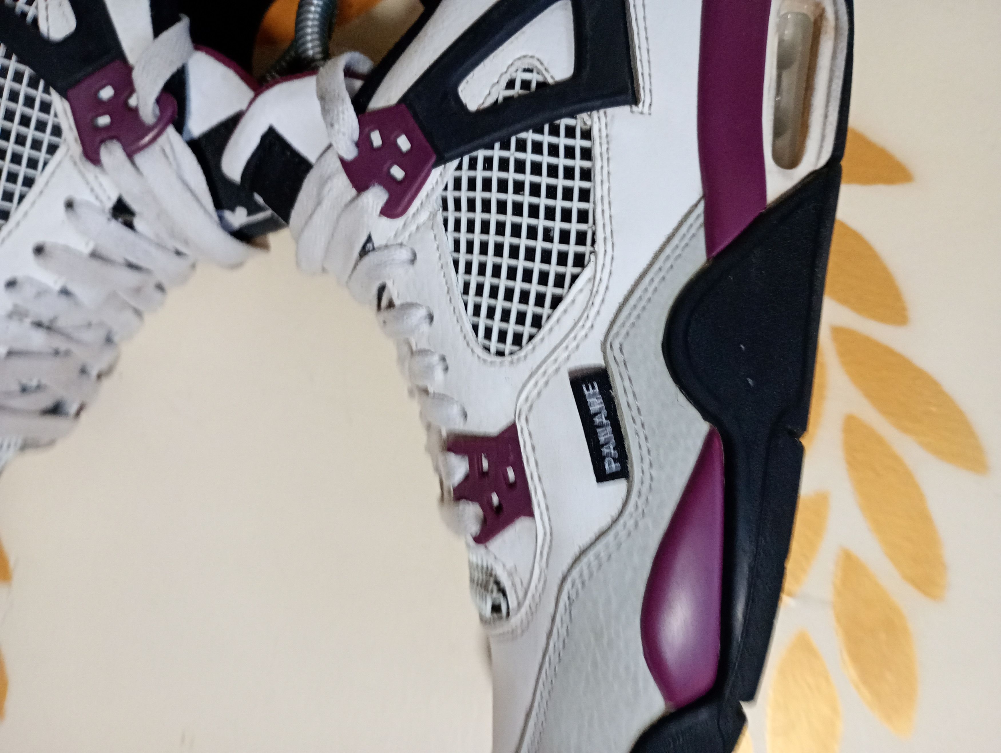 Jordan Brand Nike Air Jordan 4 Retro X Paris Saint Germain Sneakers Size US 7.5 / IT 37.5 - 7 Thumbnail