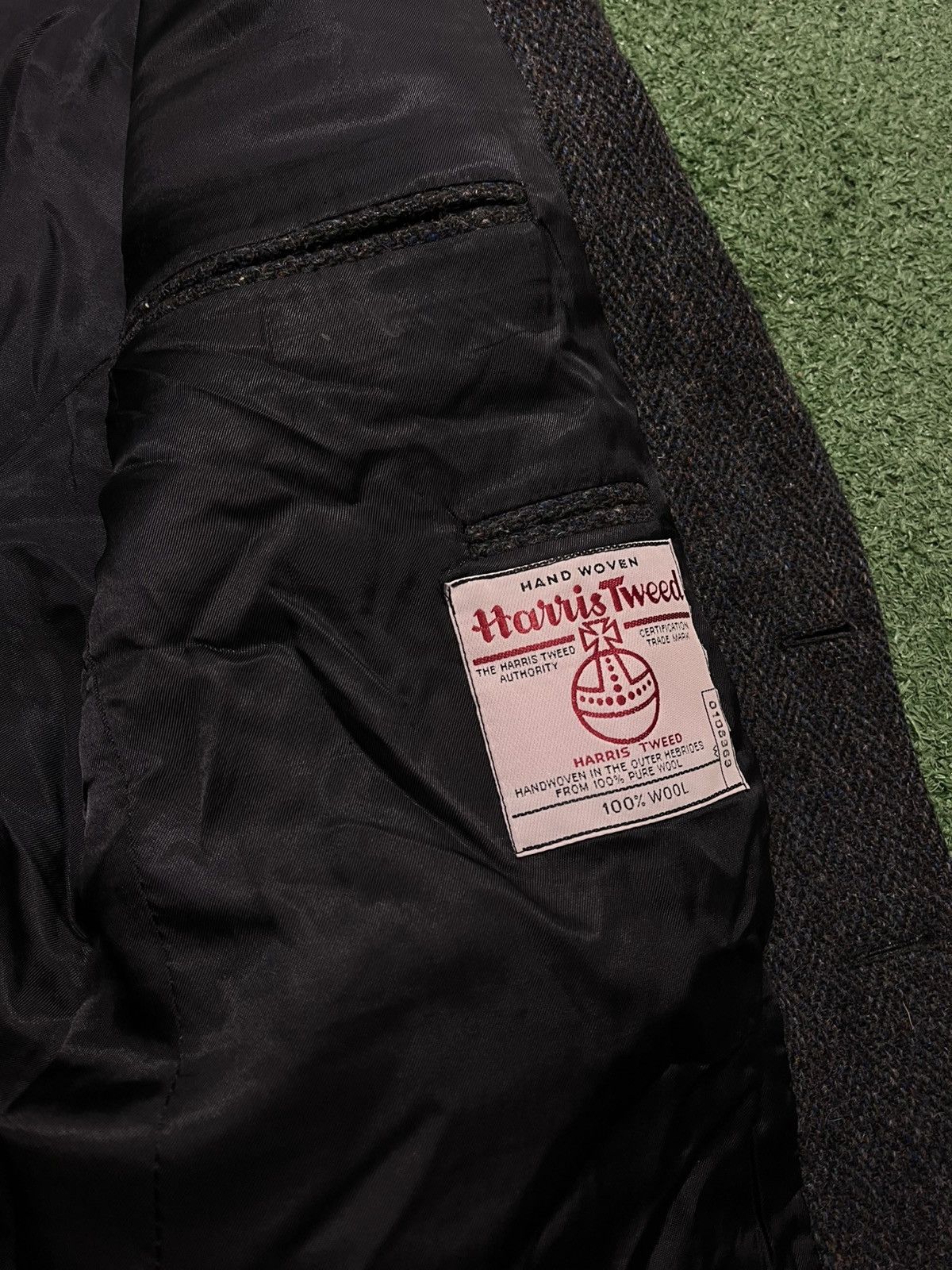 Harris Tweed × Vintage Harris Tweed Wool Blazer Men Size 54R - 5 Thumbnail