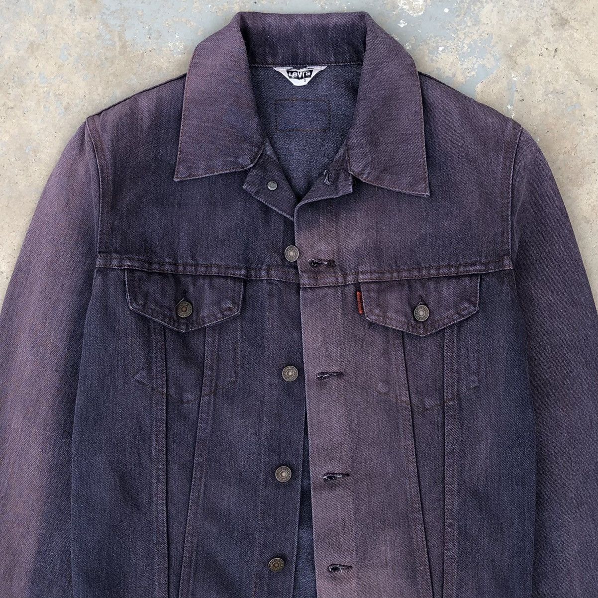 Levi's Vintage Clothing Vintage Faded Levis Orange Tab Denim Trucker Jacket Size US M / EU 48-50 / 2 - 3 Thumbnail
