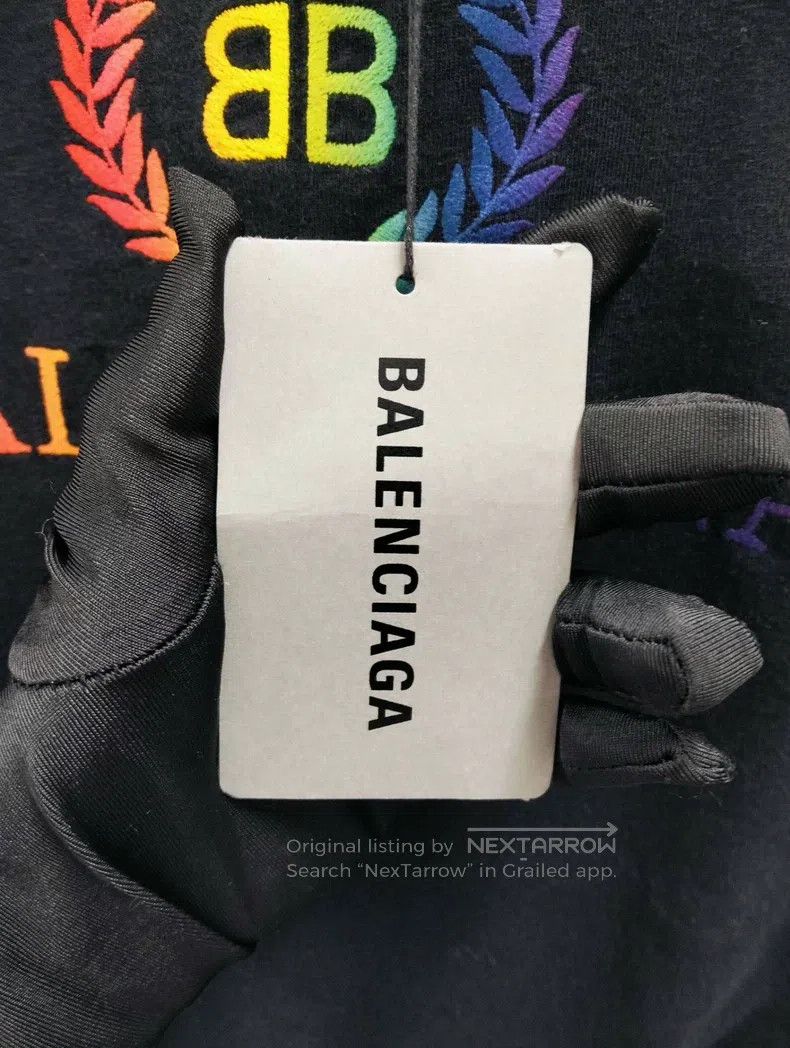 Balenciaga Balenciaga Colorful double B wheat embroidery logo short s Size US S / EU 44-46 / 1 - 5 Thumbnail