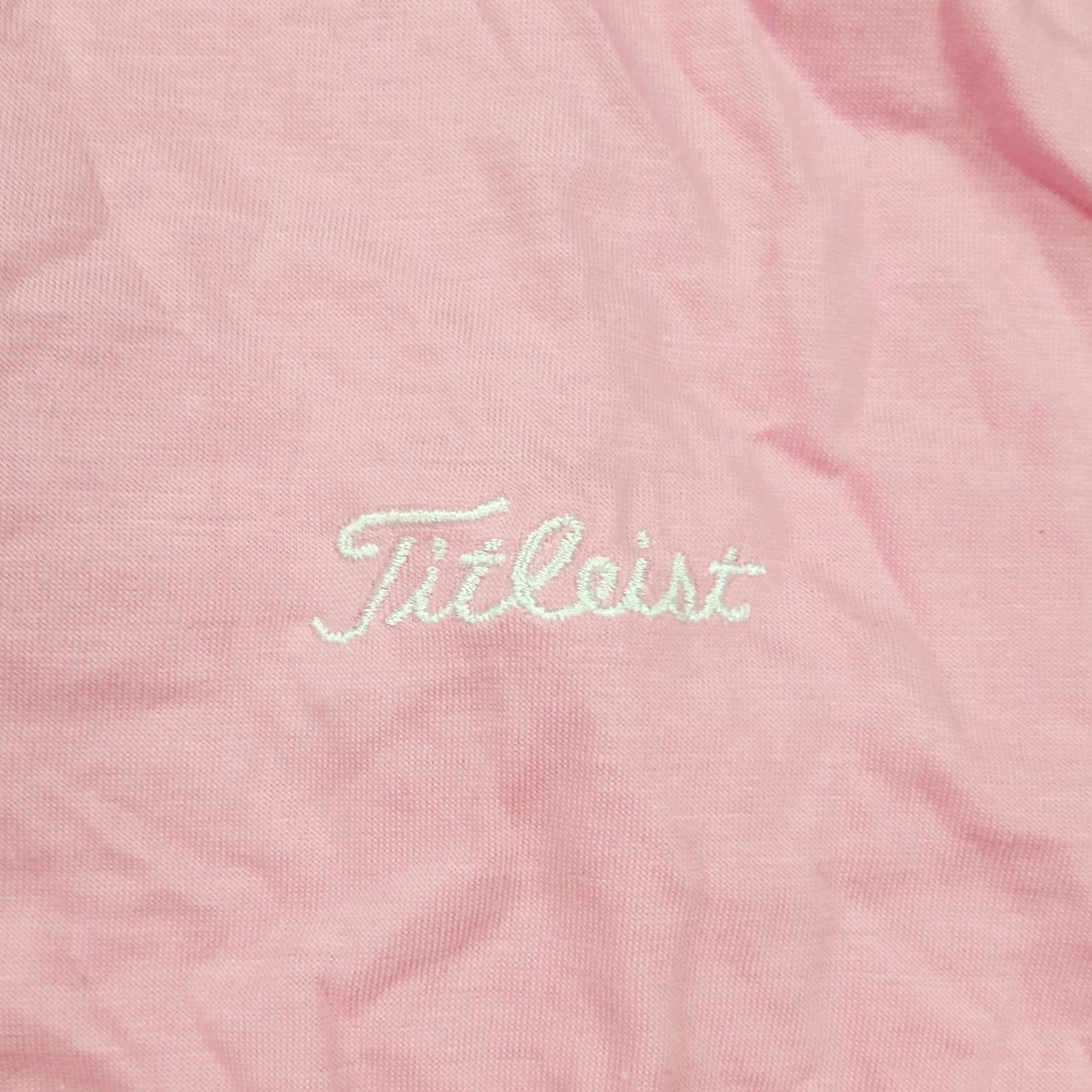 Titleist VINTAGE Titleist Golf Polo Shirt - Pink Collared Short Sleeve PGA 90s Preppy Casual Mens L Size US L / EU 52-54 / 3 - 3 Thumbnail