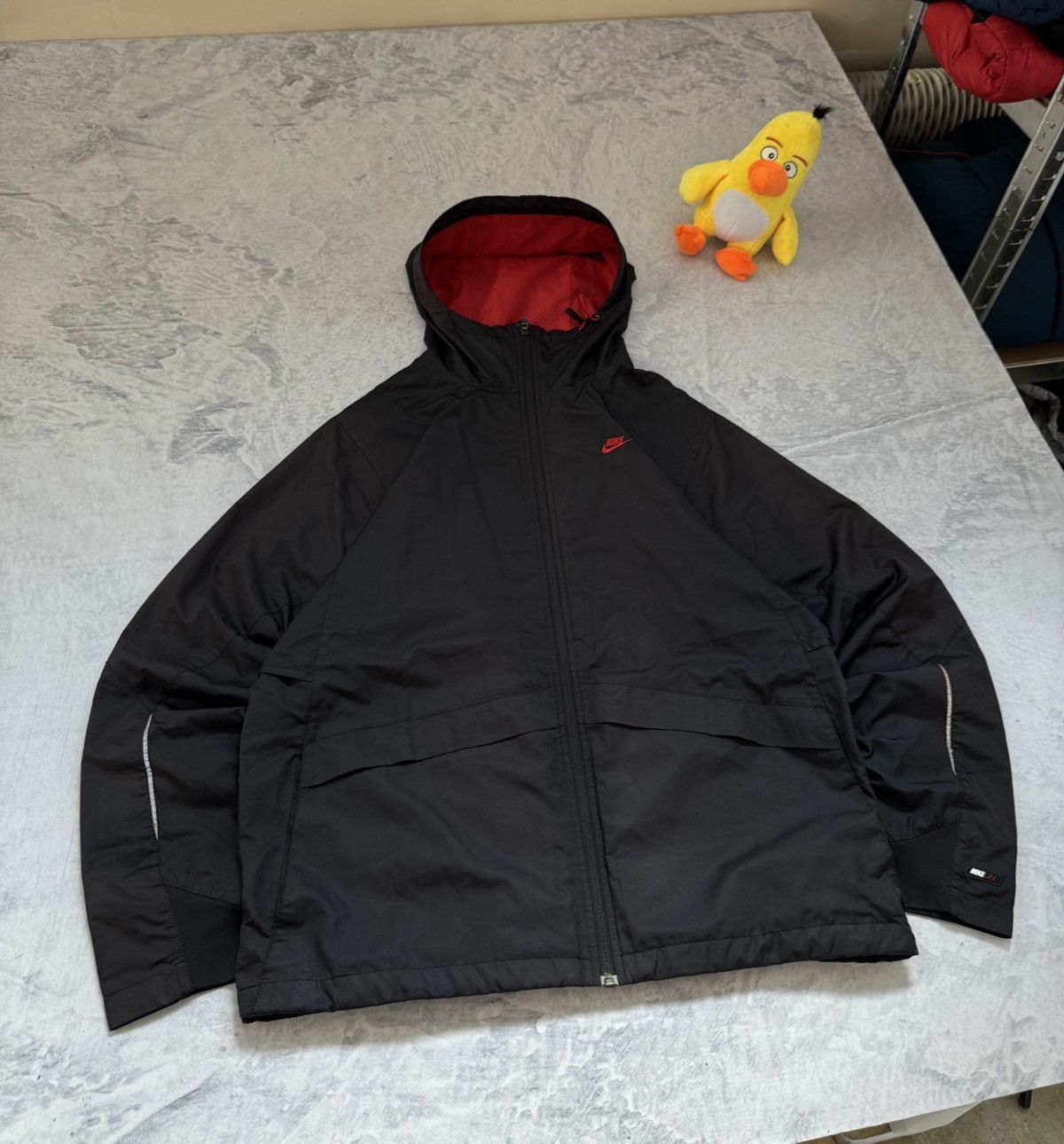 Nike × Vintage NIKE VINTAGE BASIC LOGO OVERSIZE BAGGY LIGHT JACKET Size US M / EU 48-50 / 2 - 1 Thumbnail
