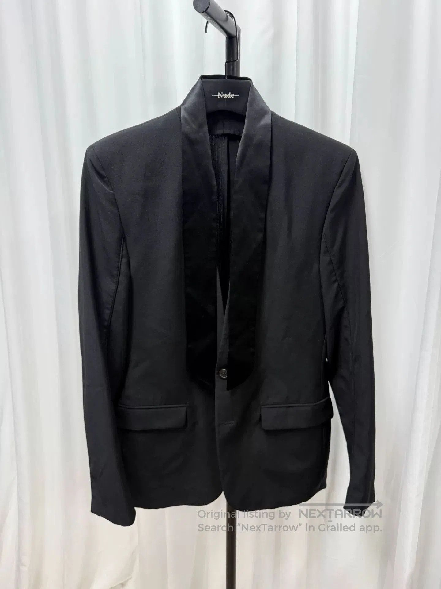 Maison Margiela maison margiela black slim-fit blazer. Size US M / EU 48-50 / 2 - 2 Thumbnail