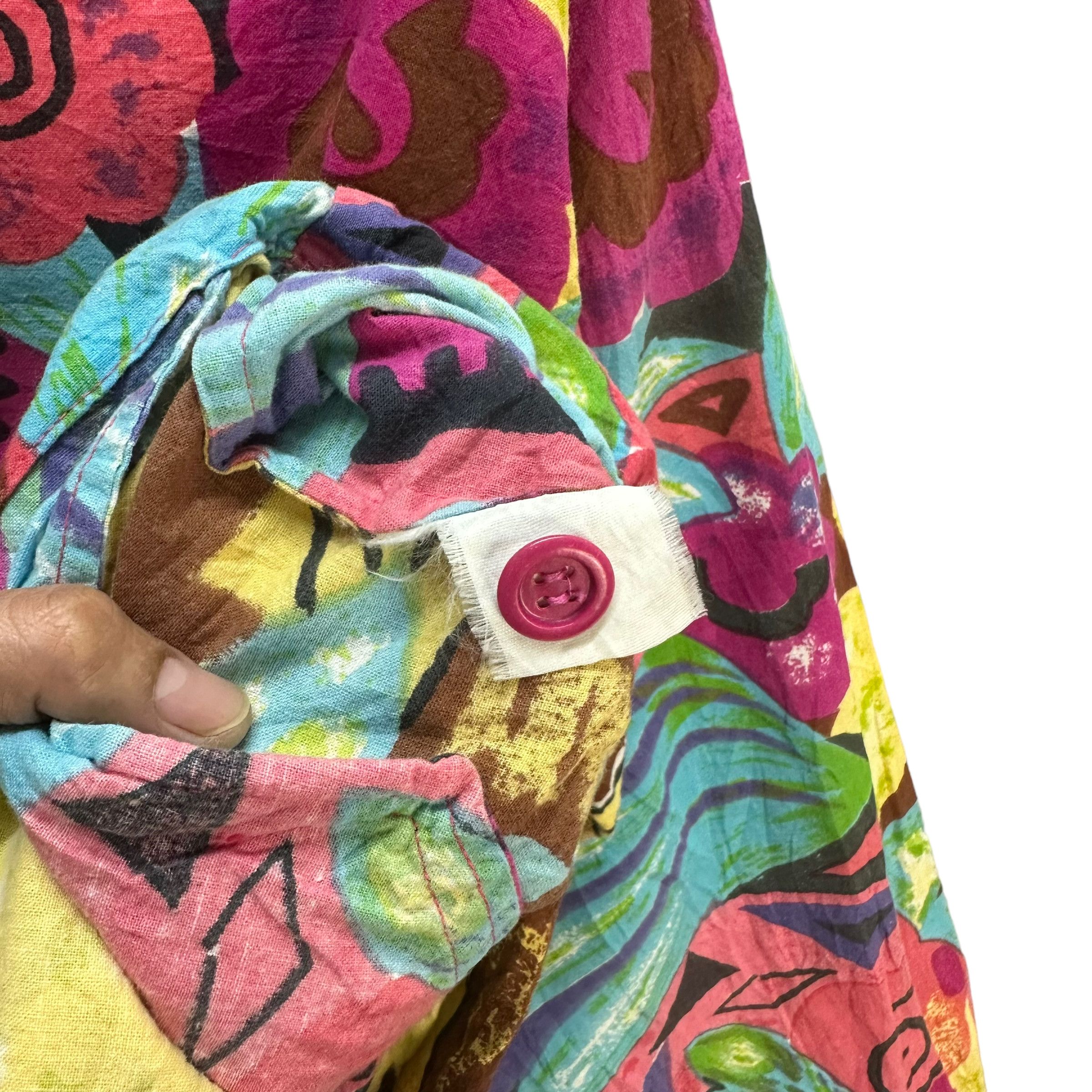 Japanese Brand CASUAL LIFE FULL PRINT BUTTON HOODIE JACKET #8465-010 Size US L / EU 52-54 / 3 - 7 Thumbnail