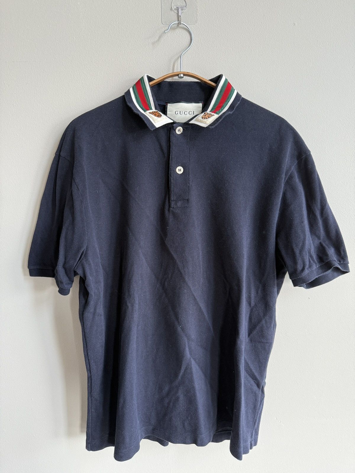 Gucci Gucci navy polo shirts Size US XL / EU 56 / 4 - 1 Thumbnail