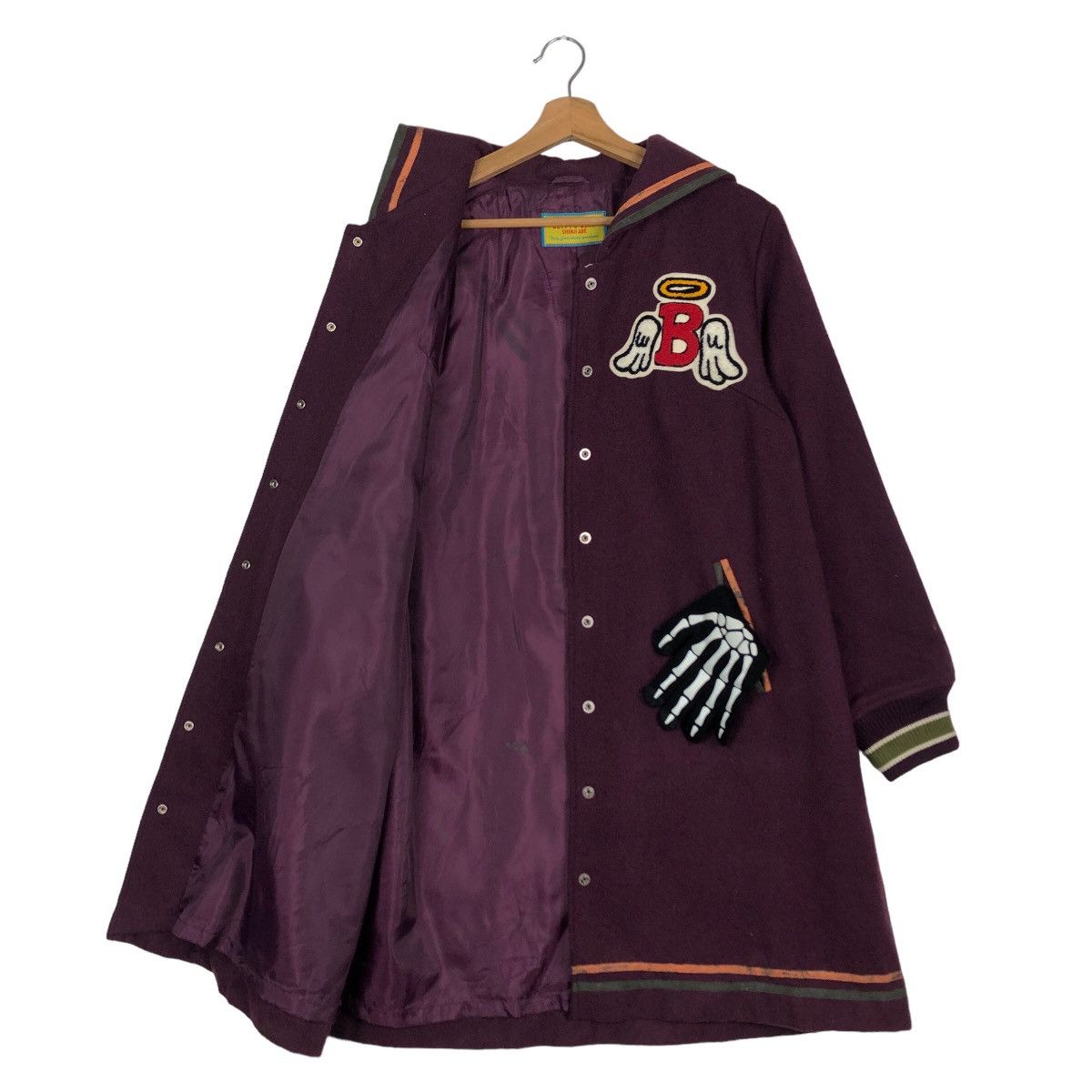 Japanese Brand 🔥Rich Purple - Long Wool Jacket Betty’s Blue Shinji Abe Size US M / EU 48-50 / 2 - 9 Thumbnail
