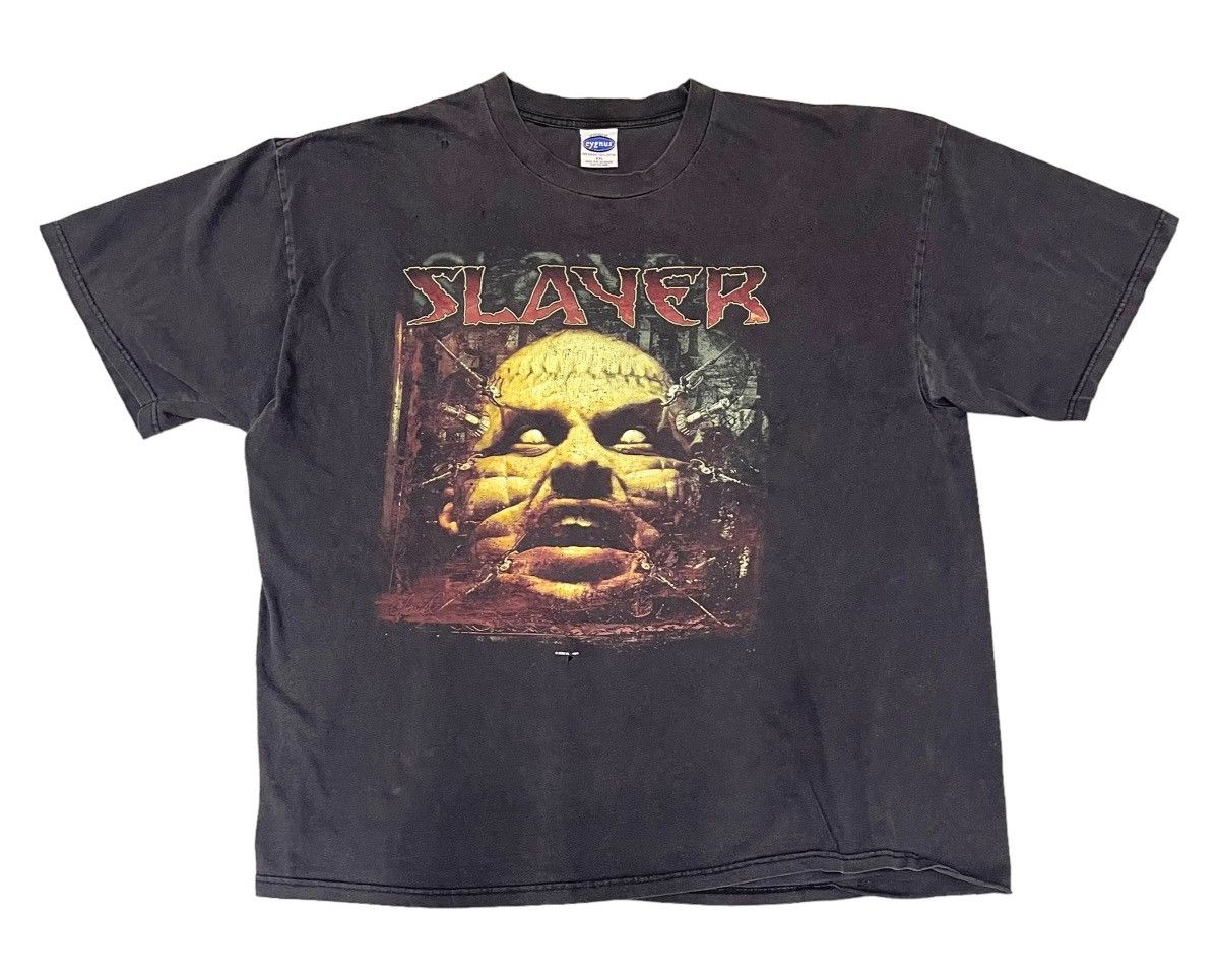 Band Tees Vintage Slayer Distressed tee Size US XXL / EU 58 / 5 - 1 Thumbnail