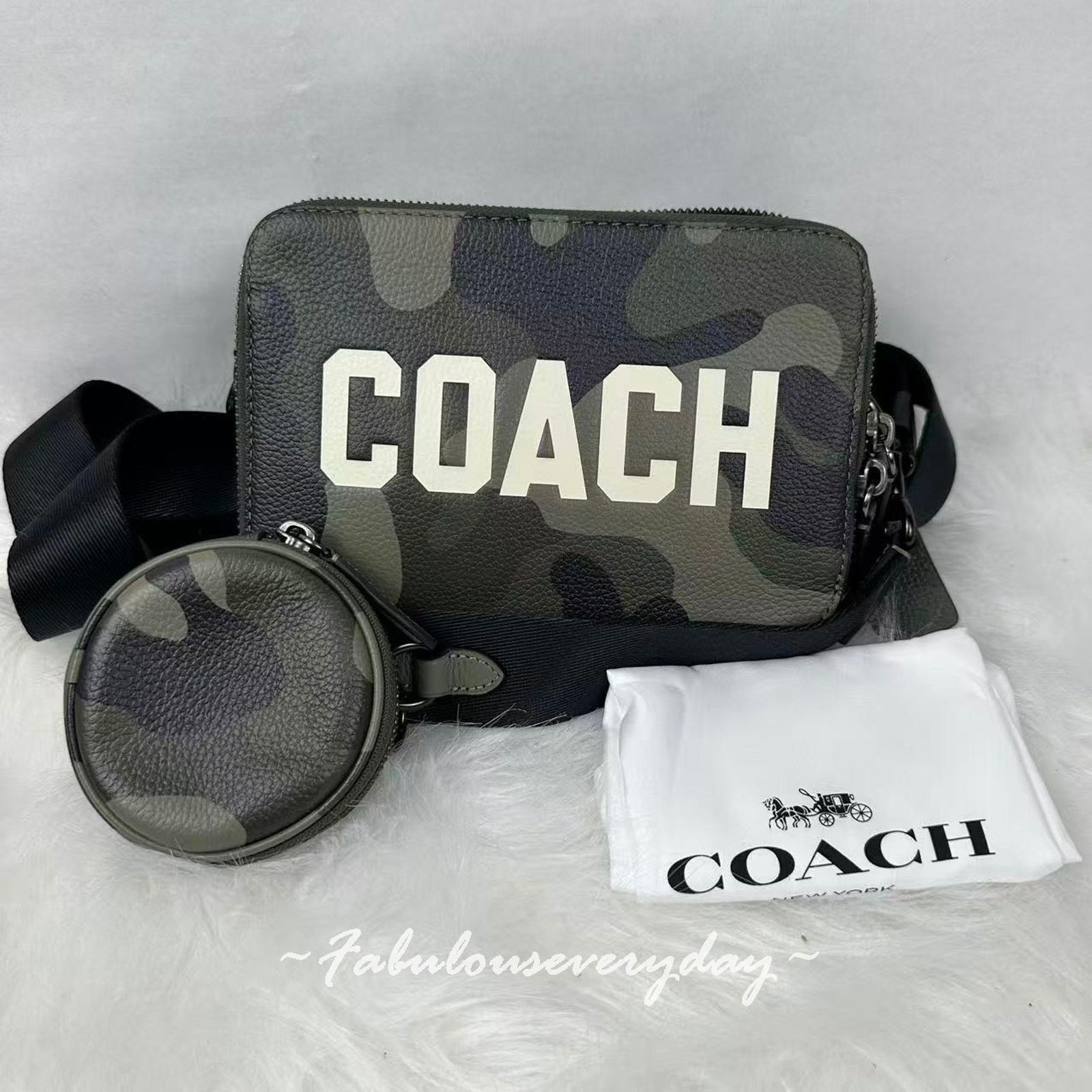Coach Coach Men Charter Crossbody 19 Camo Print Coach Graphic | Grailed