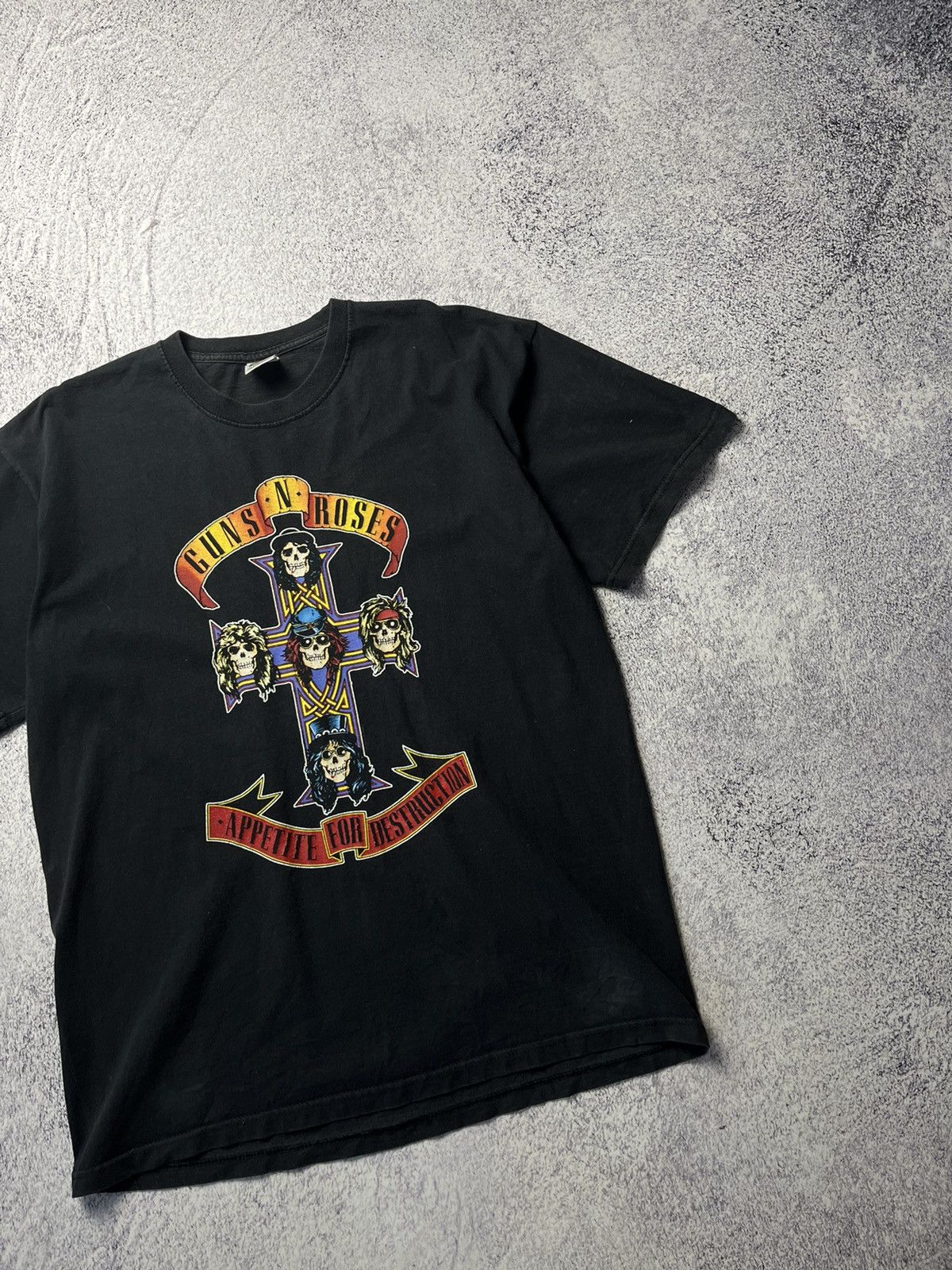 Band Tees GNR Appetite For Distruction Promo Cross T shirt Y2K tee L Size US L / EU 52-54 / 3 - 8 Thumbnail