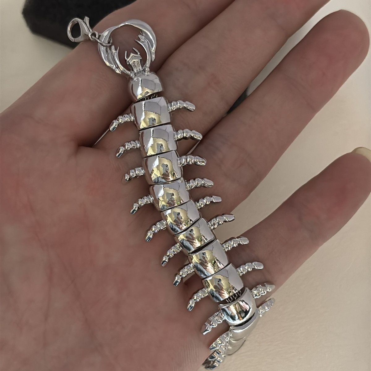Other Centipede Link Chain Bracelet for Men Women Unisex Bracelet Size ONE SIZE - 5 Thumbnail