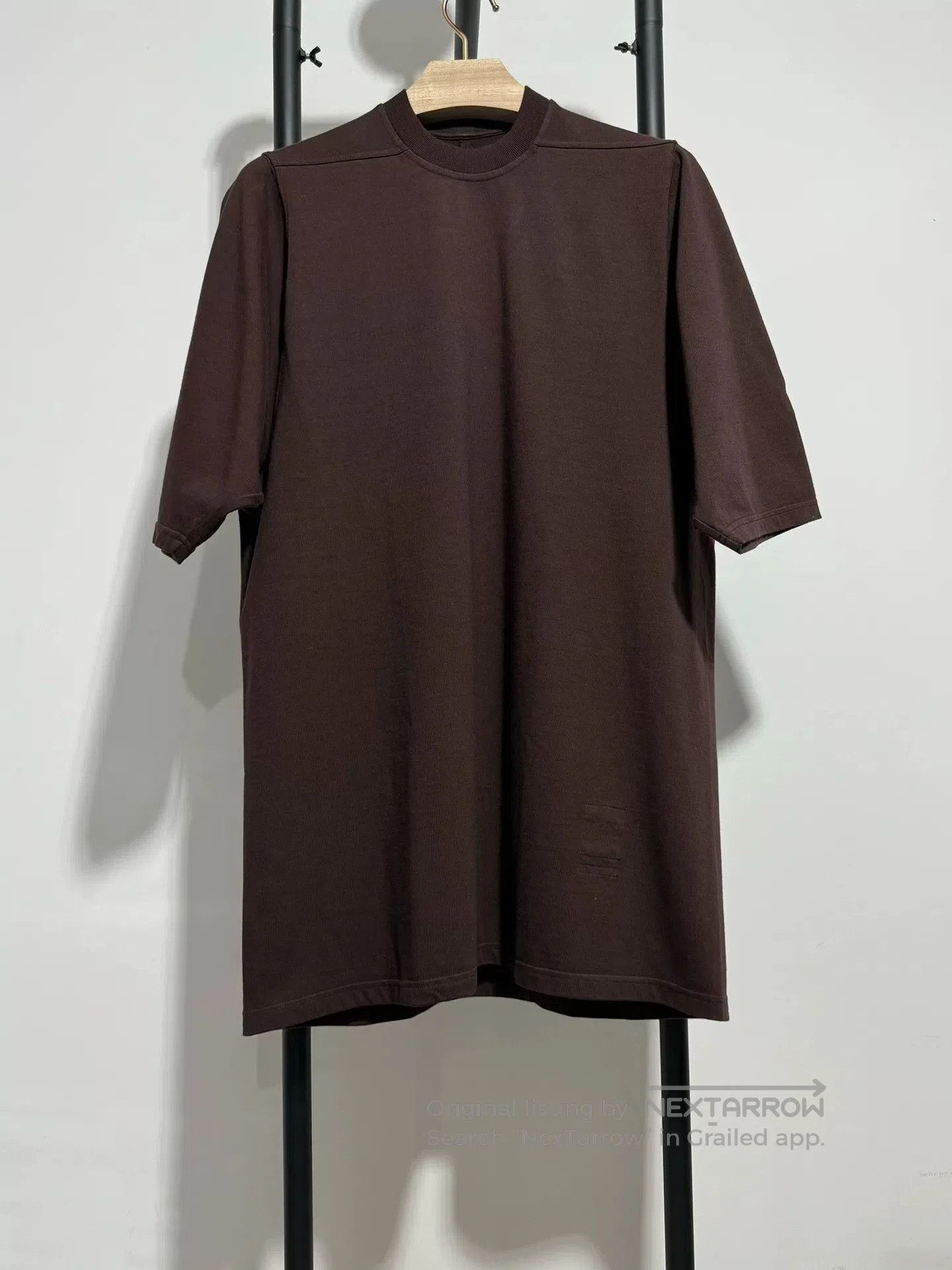 Rick Owens rick owens brown short sleeve t. Size US S / EU 44-46 / 1 - 1 Thumbnail