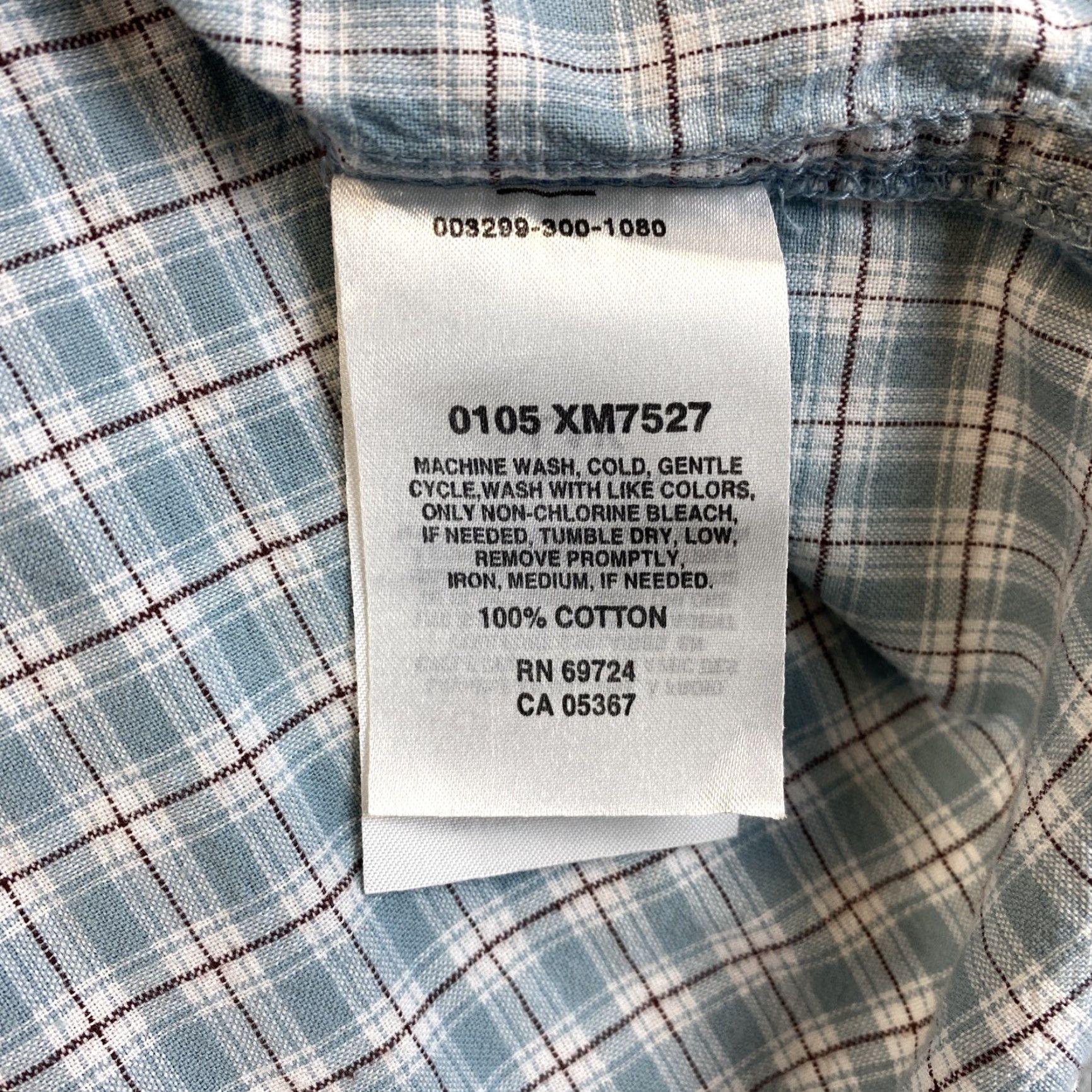 Vintage Columbia Men's Short Sleeve Plaid Cotton Shirt XL Casual Travel Workwear Blue Gray Size US XL / EU 56 / 4 - 7 Thumbnail