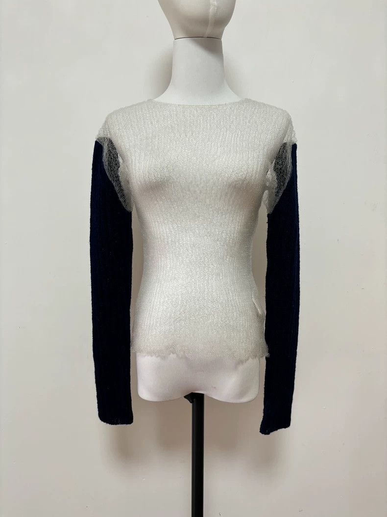 Comme des Garcons COMME des GARÇONS 1997 Sheer Sweater Size US XS / EU 42 / 0 - 1 Thumbnail