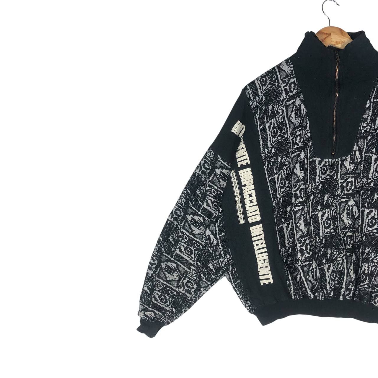 Japanese Brand Vintage Root Three Half Zipper Sweatshirt Size US M / EU 48-50 / 2 - 3 Thumbnail