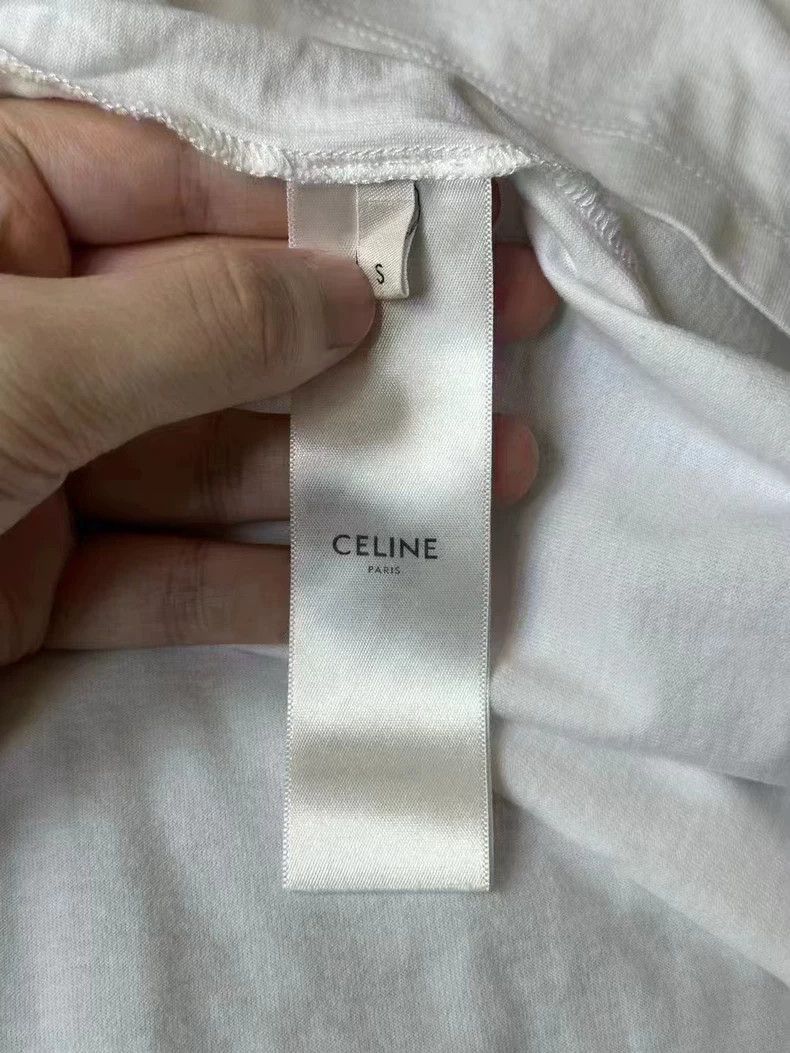 Celine Celine Logo Short Sleeve TShirt Size XXS / US 00 / IT 34 - 3 Thumbnail