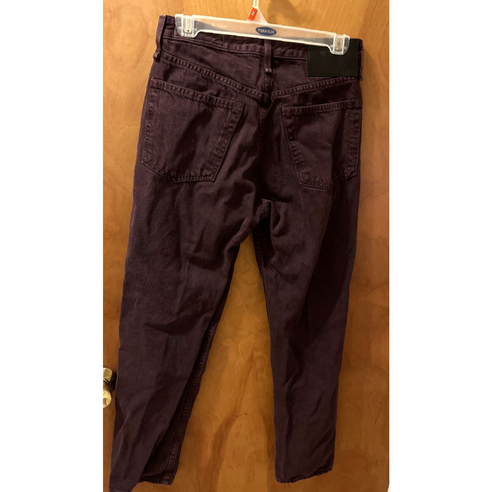 Rag & Bone VINTAGE Rag & Bone Women’s Jeans Ankle Slim Fit 26 High-Rise Cotton Native Plum Fall Winter Size ONE SIZE - 2 Thumbnail