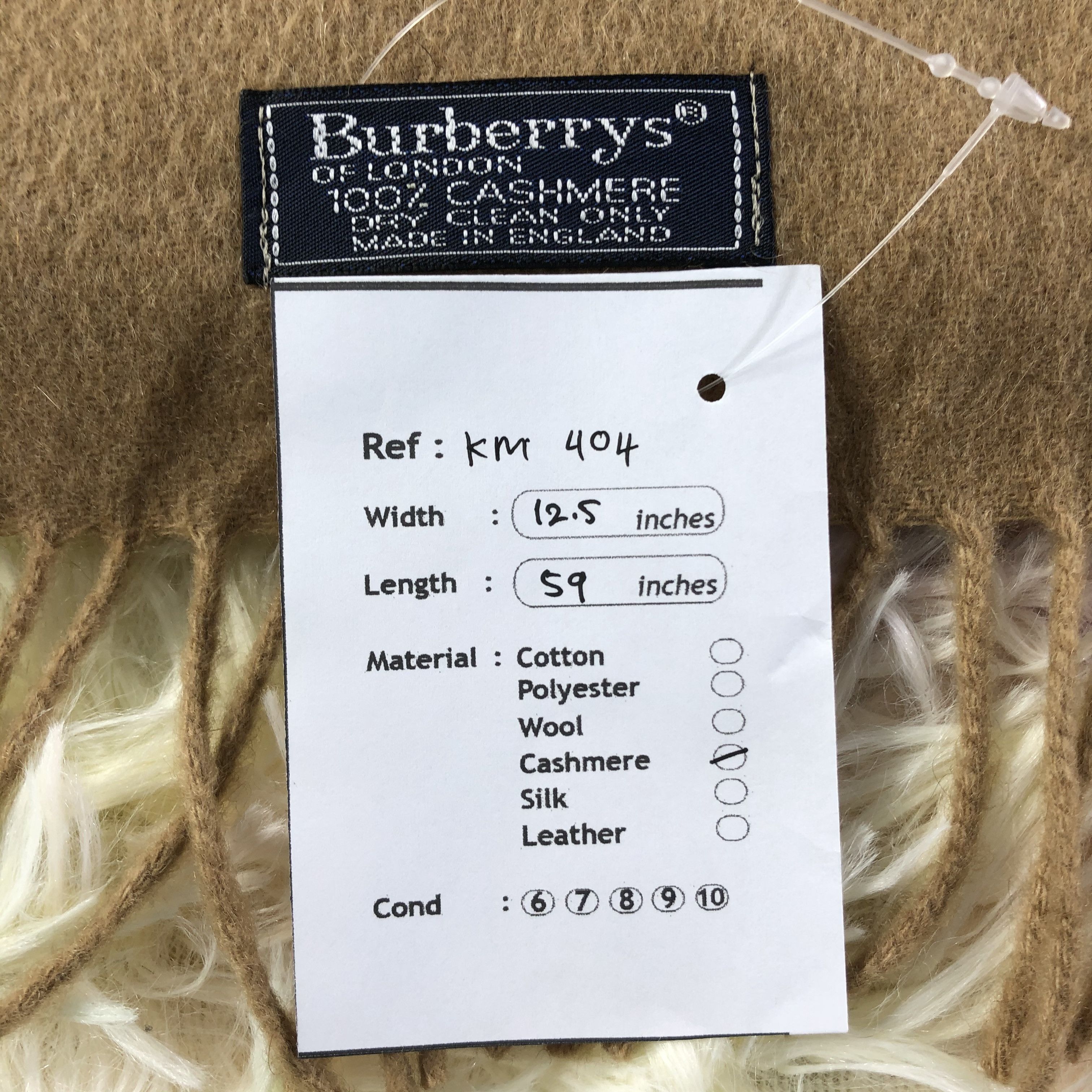 Burberry × Vintage Burberry Scarf / Muffler / Neckwear - KM404 Size ONE SIZE - 6 Thumbnail