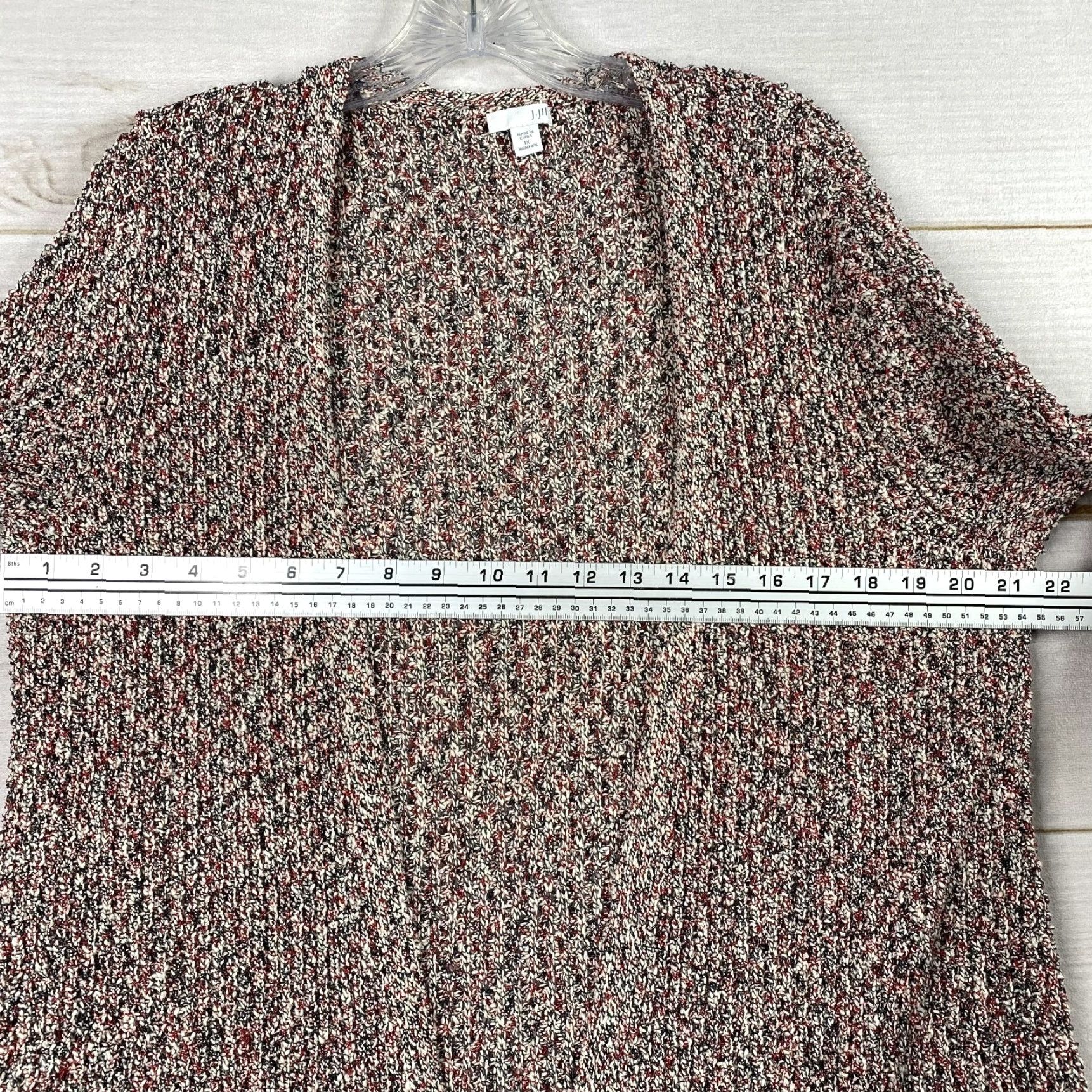 J. Jill J. Jill Cardigan Sweater Knit Chunky Open Front Raglan Sleeve Multicolor Boho 1X Womens Vesty Casual Size XL / US 12-14 / IT 48-50 - 7 Thumbnail