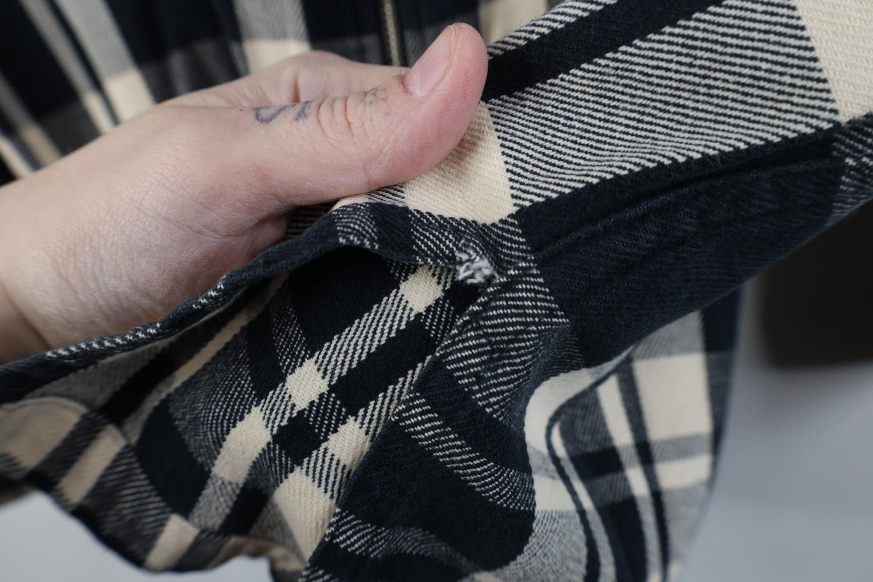 Polo Ralph Lauren Vintage 90s Ralph Lauren Spell Out Flannel Shirt Zip Jacket Size M / US 6-8 / IT 42-44 - 8 Thumbnail