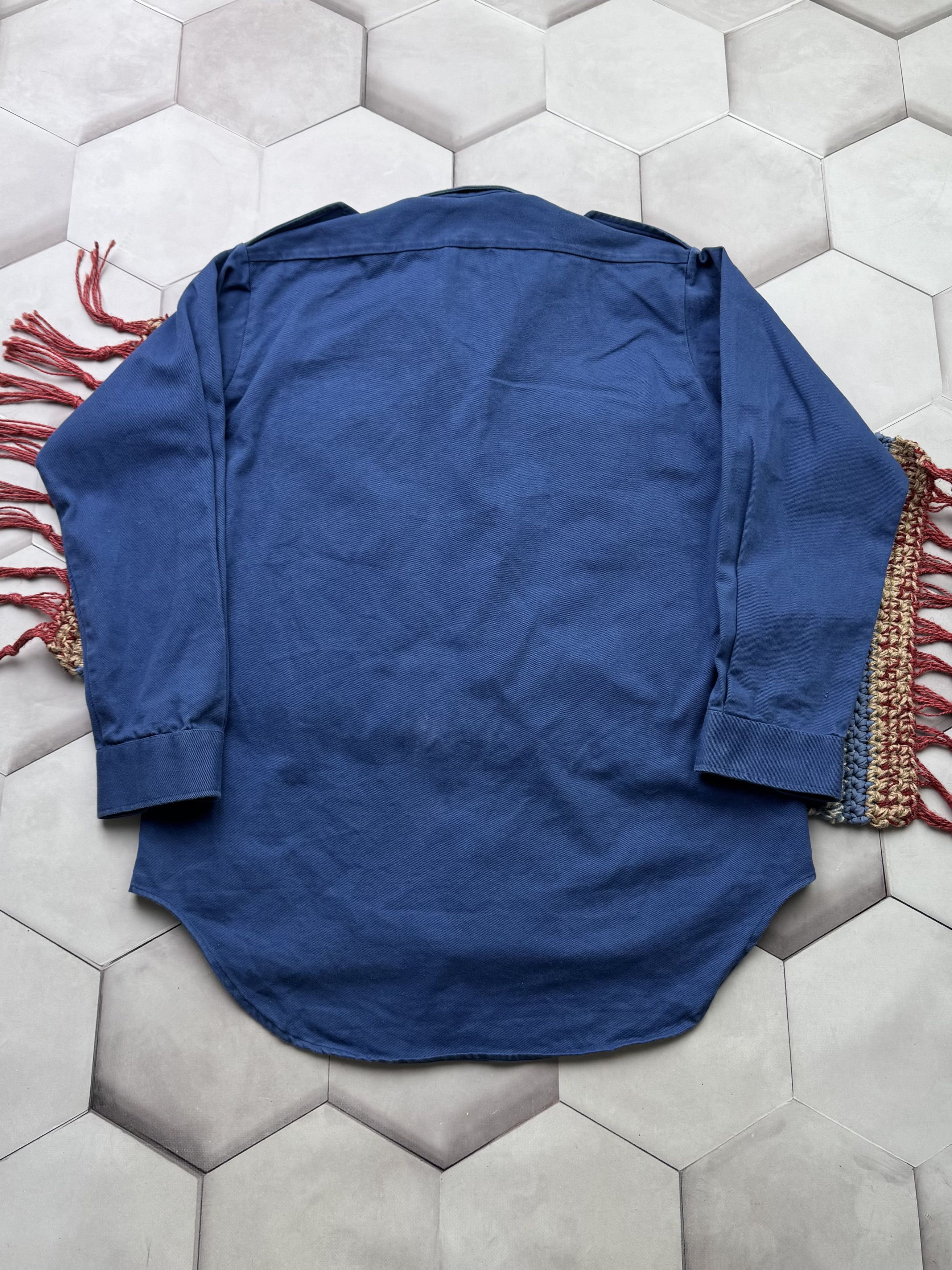 Japanese Brand Vintage Work Shirt (E4) Size US L / EU 52-54 / 3 - 8 Thumbnail