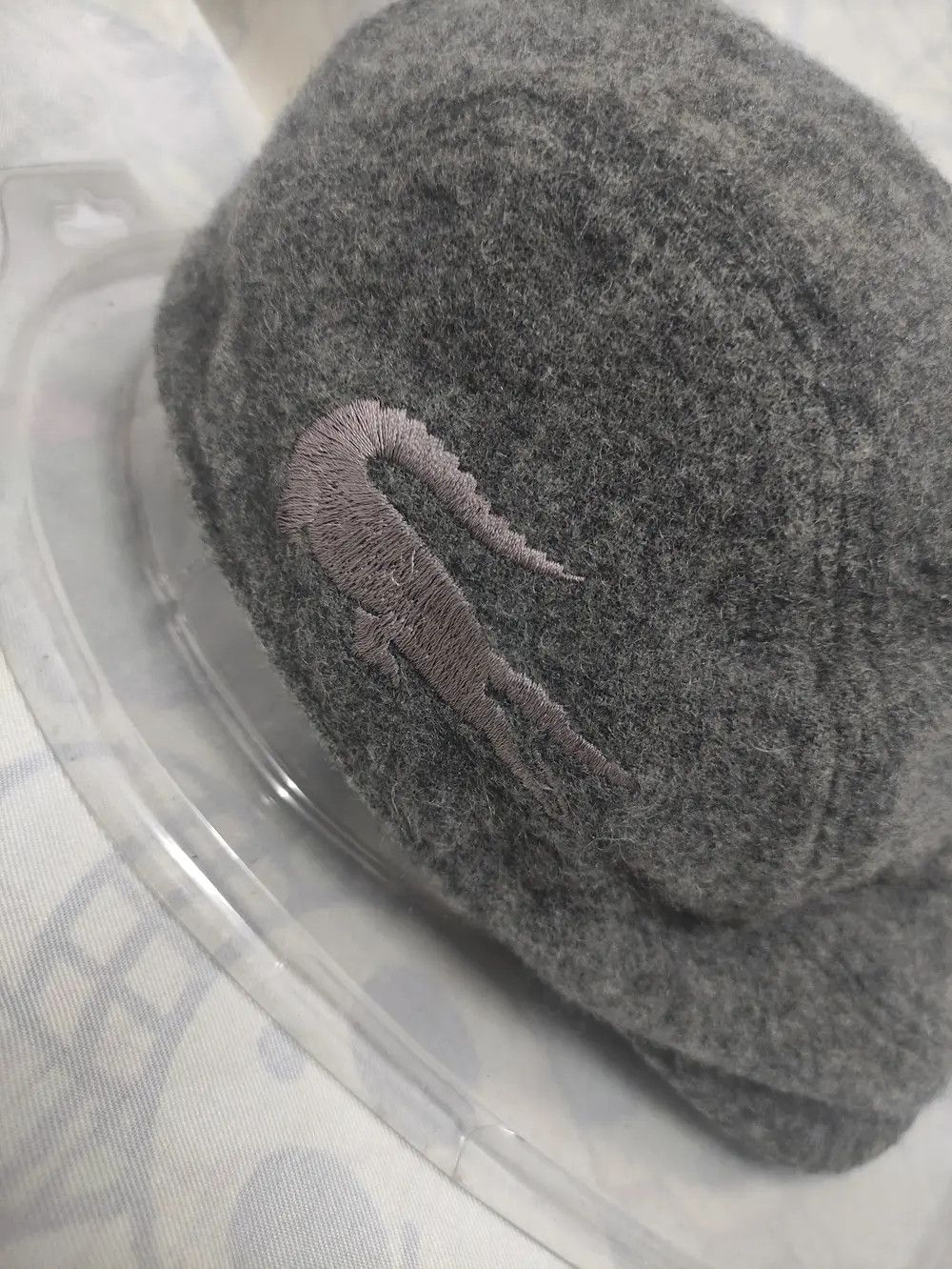 Lacoste LACOSTE BIG LOGO VINTAGE WOOL BARETTA CAP Size ONE SIZE - 3 Thumbnail