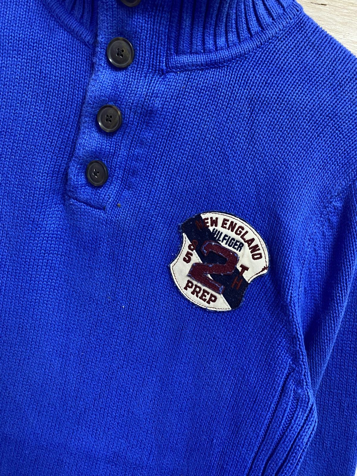 Tommy Hilfiger blue Tommy Hilfiger knit sweatshirt. Size US L / EU 52-54 / 3 - 3 Thumbnail