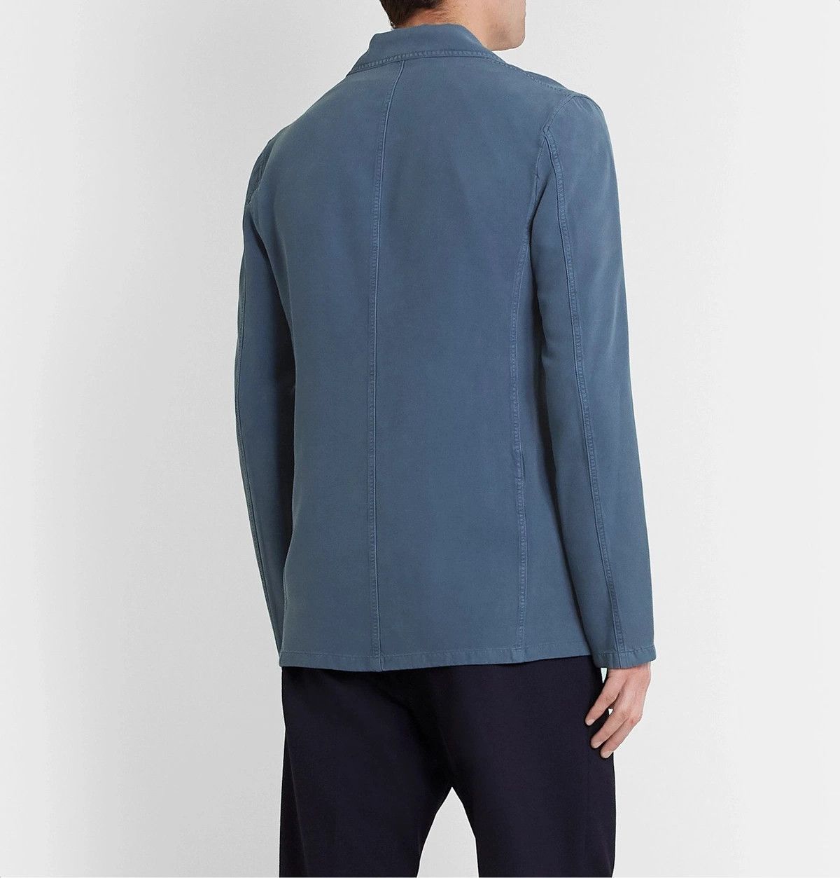 Rochas Rochas Unstructured Silk-Twill Two Button Blazer Jacket Size US L / EU 52-54 / 3 - 2 Thumbnail