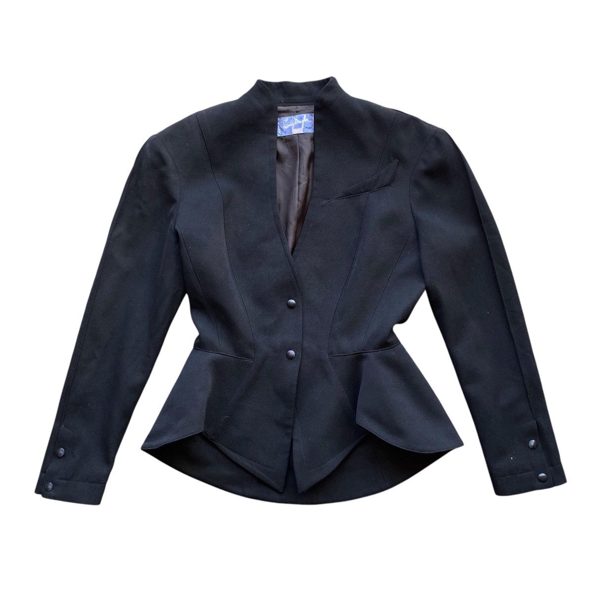 Thierry Mugler × Vintage 🔥90s THIERRY MUGLER FW SCULPTURAL DRAMATIC JACKET COAT Size S / US 4 / IT 40 - 1 Thumbnail