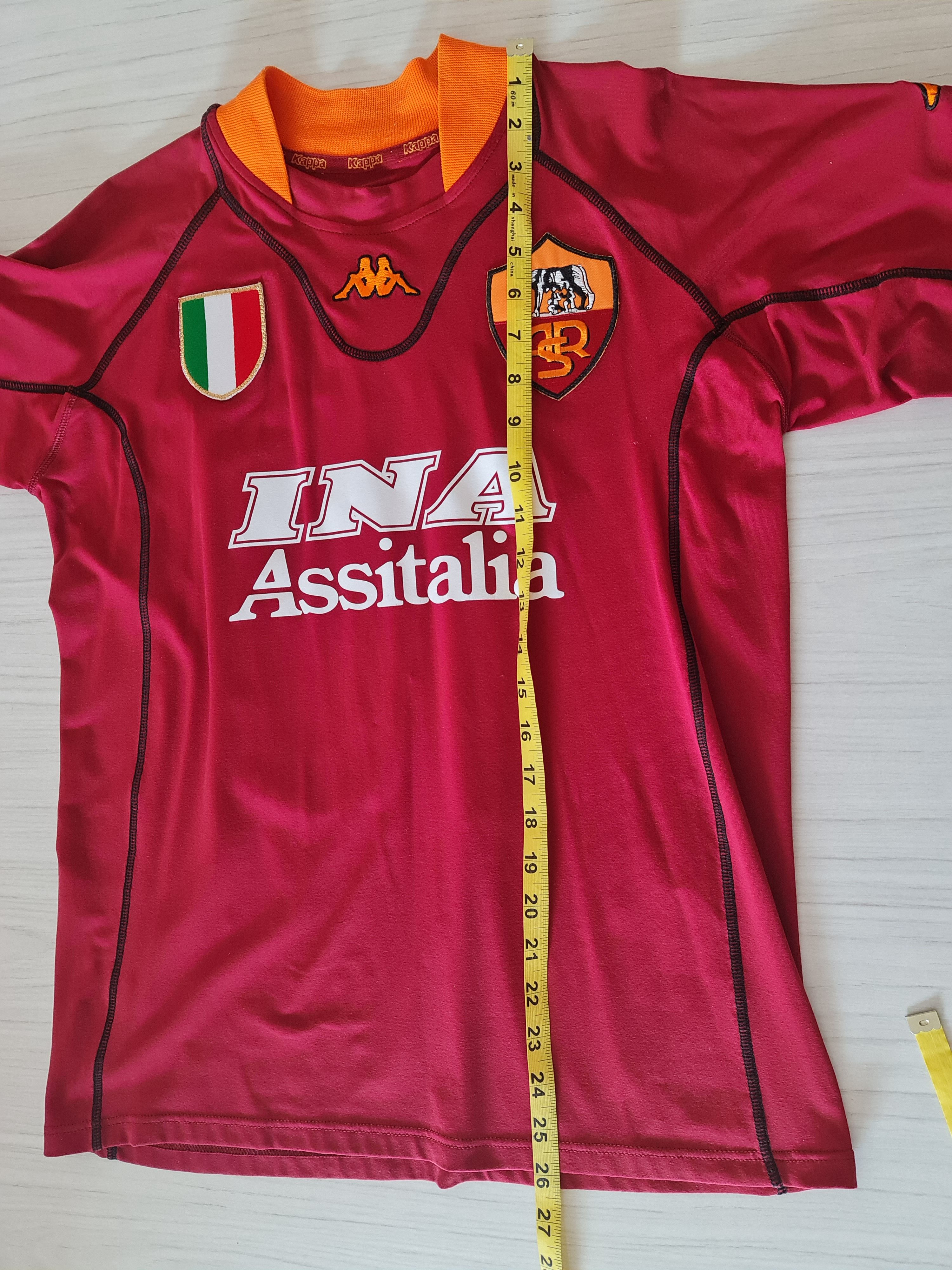 Kappa AS Roma 2001/02 Home Jersey S/S Totti 10 Kappa Kombat Large Size US L / EU 52-54 / 3 - 13 Thumbnail