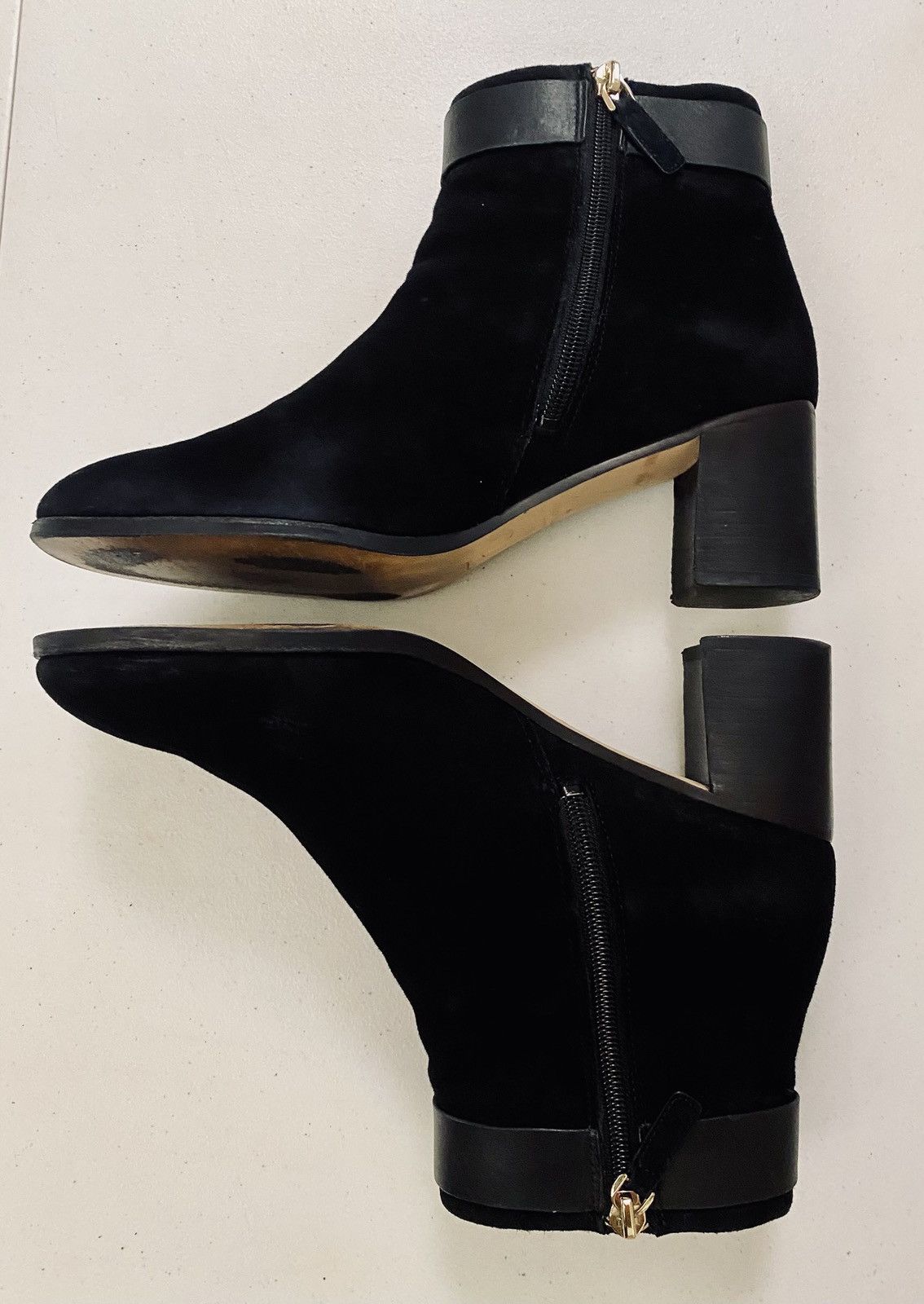 Kate Spade Kate Spade NY Black Suede Logo Ankle Morgan Bootie 9 US VGC Size US 9 / IT 39 - 9 Thumbnail