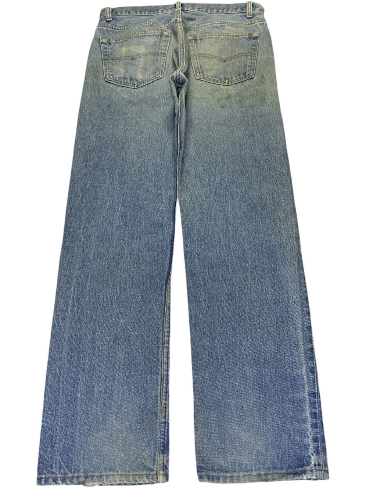 Levi's Vintage 90s Levis 501 Mud Wash Distressed Loose Jeans Size US 31 - 2 Thumbnail