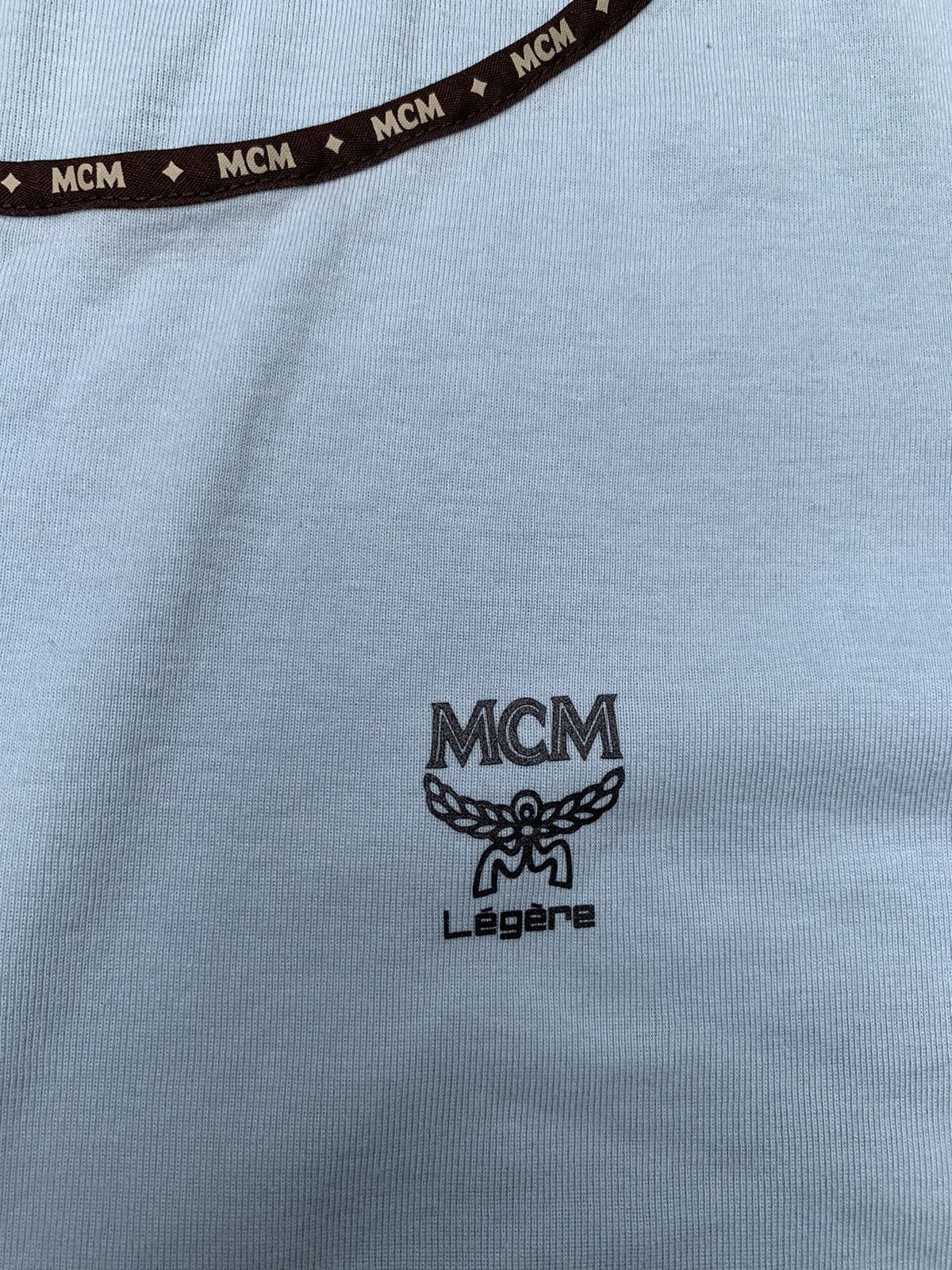 MCM × Vintage Vintage MCM Legere Ringer Tee Size L / US 10 / IT 46 - 3 Thumbnail