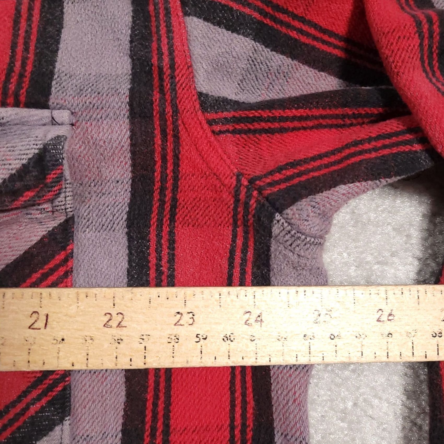 CO Sandy River Jeans Co Heavy Button Up Flannel Shacket Shirt Mens 2XLT Workwear Shirt Size US XXL / EU 58 / 5 - 7 Thumbnail