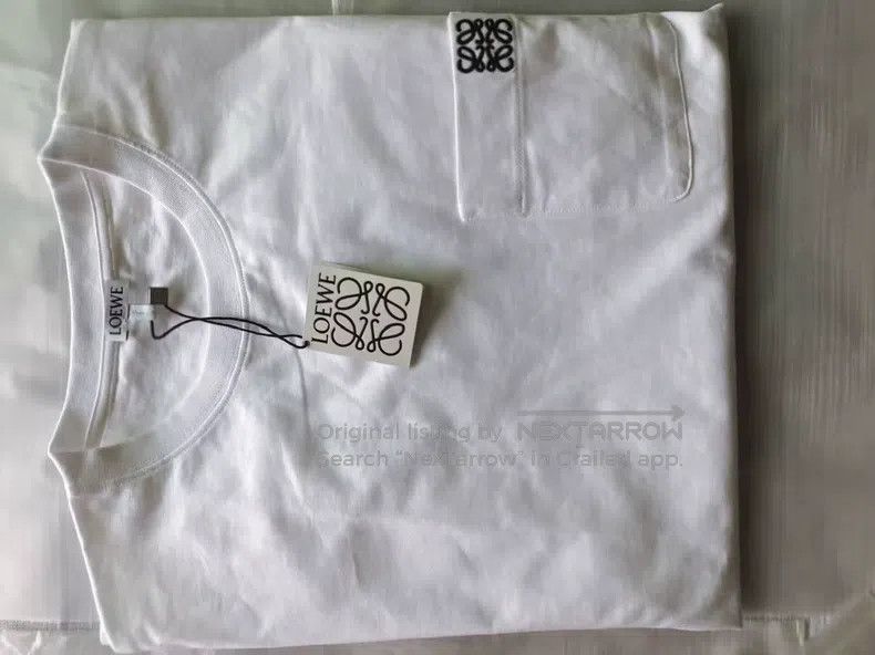 Loewe Loewe White Long Sleeve T-Shirt Size L / US 10 / IT 46 - 1 Thumbnail