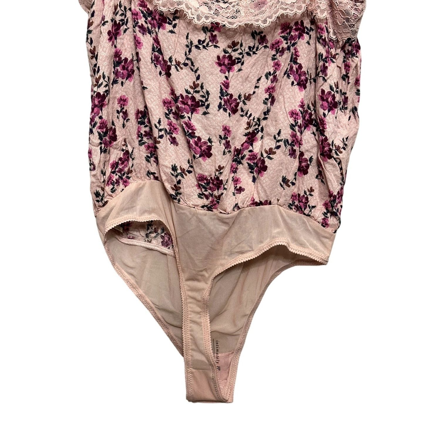 Free People Free People Take It Away Bodysuit Ruffle Pink Floral W S NWT Size S / US 4 / IT 40 - 7 Thumbnail