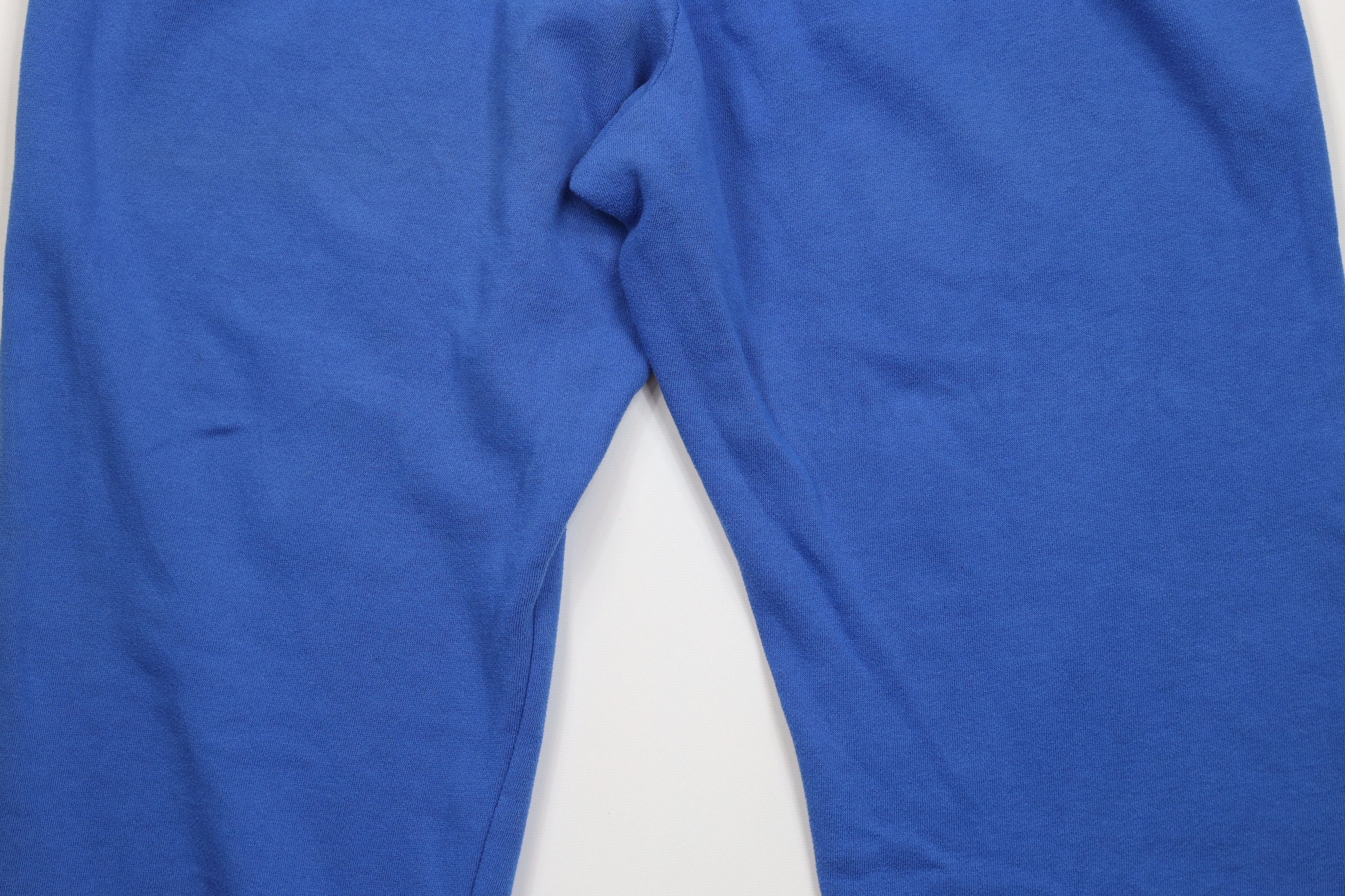 Nike Vintage 80s 90s Nike Swoosh Sweatpants Joggers Royal Blue Size US 38 / EU 54 - 13 Thumbnail