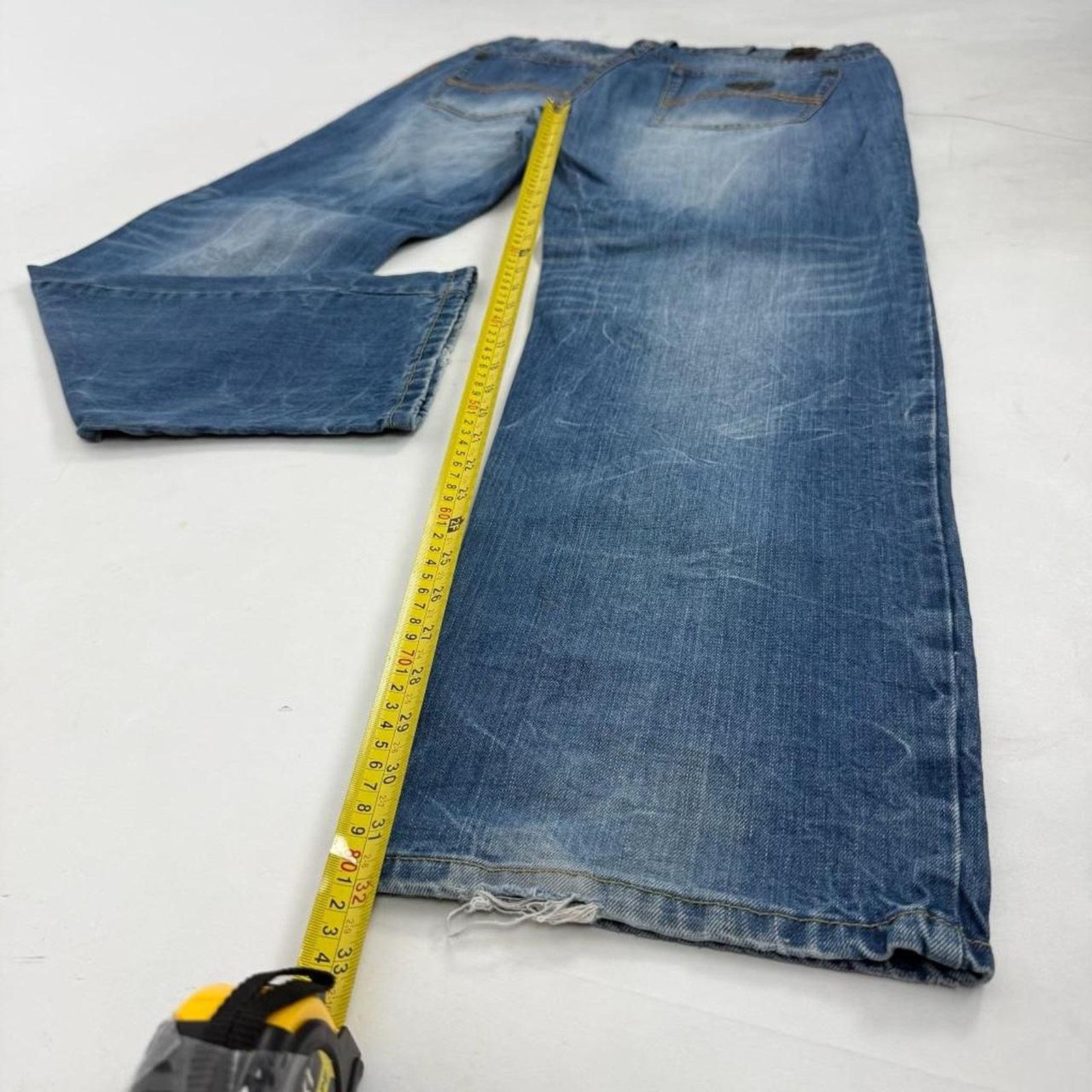 JNCO × Southpole × Vintage Vintage y2k embroidered baggy wide leg faded archive jeans Size US 36 / EU 52 - 3 Thumbnail