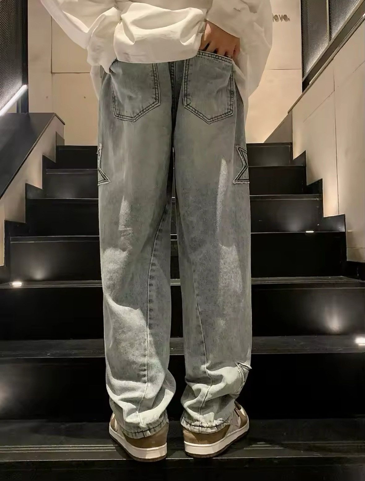 Japanese Brand Youth Streetwear Denim Trousers Size US 34 / EU 50 - 10 Thumbnail