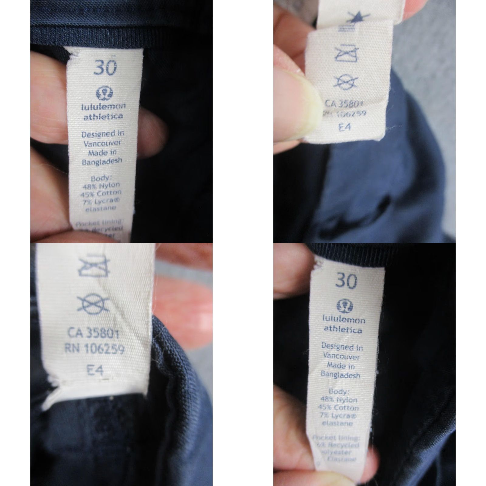 Lululemon Lululemon Pants Mens 30 Slim Chino Stretch Blue Casual Workwear Travel Athleisure Size US 30 / EU 46 - 8 Thumbnail