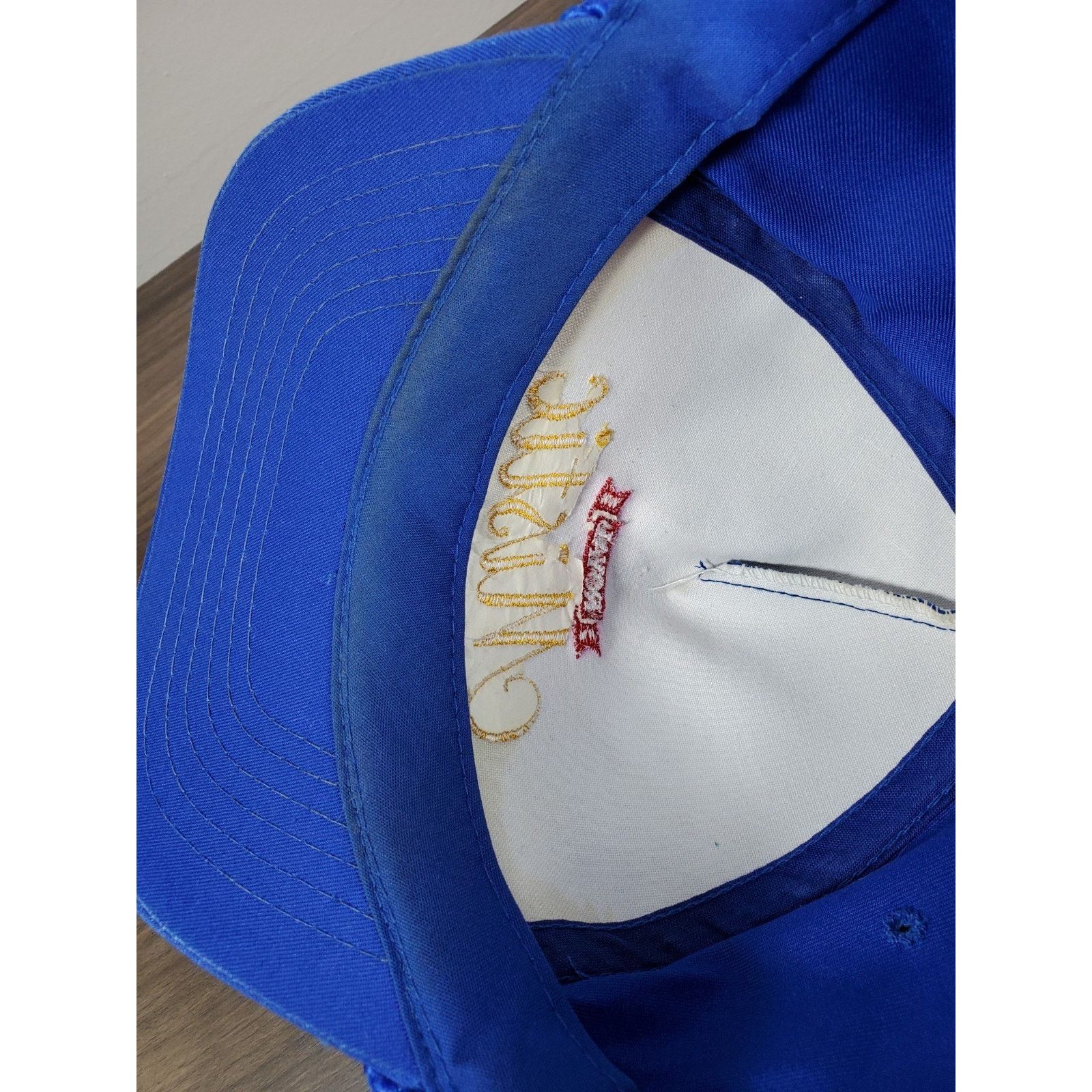 Vintage Royal Mistic Premium Natural Beverages Blue Snapback Hat Cap Size ONE SIZE - 11 Thumbnail