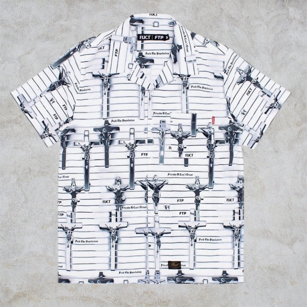 FUCT × Fuck The Population Ftp x Fuct Cross Button Up Size US XL / EU 56 / 4 - 1 Preview
