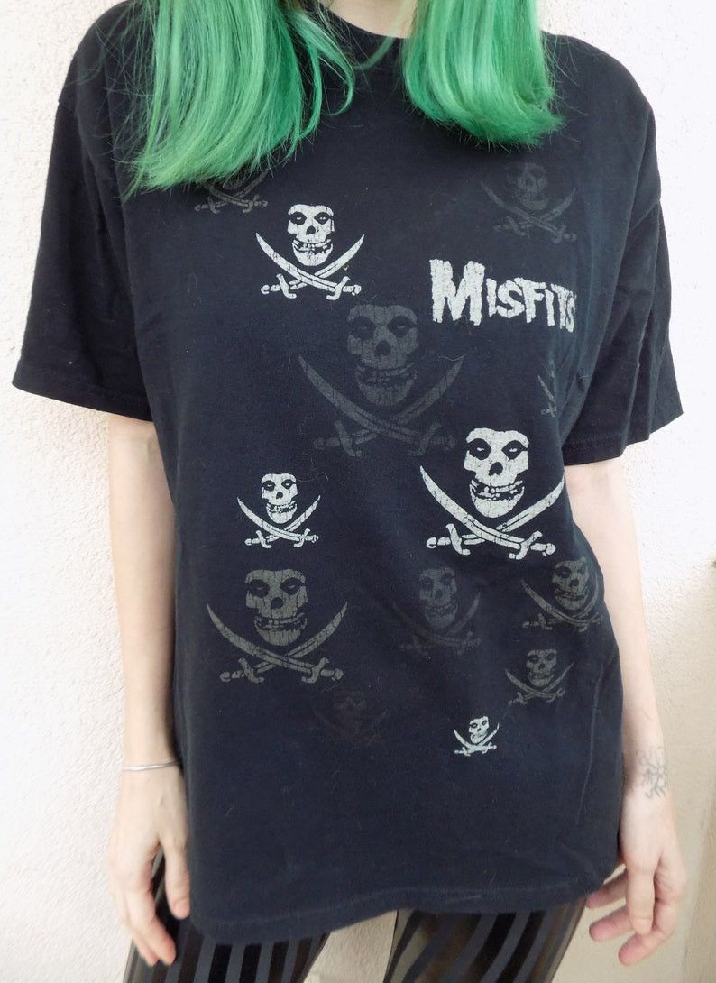 Band Tees Vintage 90's Misfits T-shirt Size US L / EU 52-54 / 3 - 2 Thumbnail