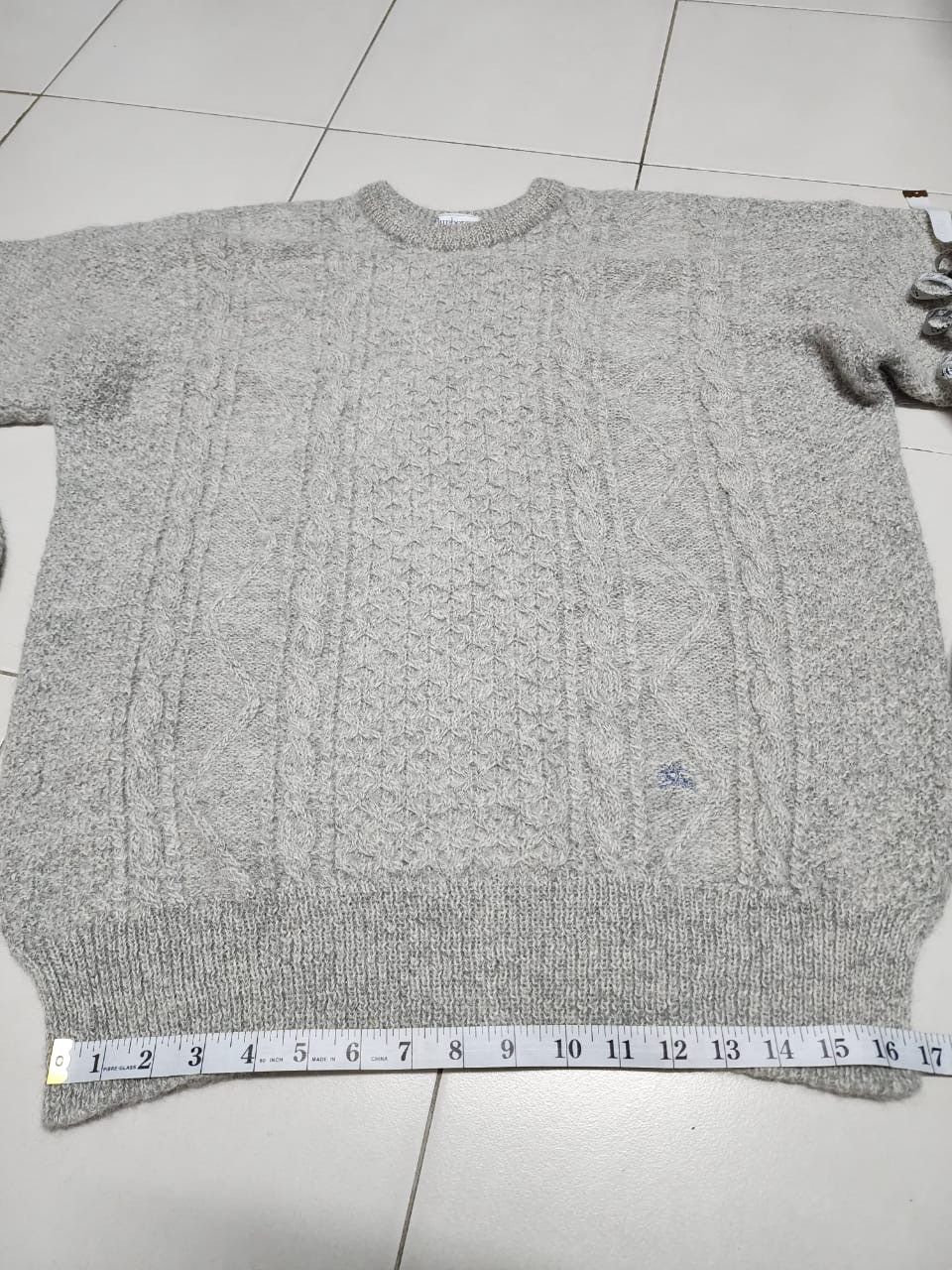 Aran Isles Knitwear Wool Knit Burberrys Size XL / US 12-14 / IT 48-50 - 13 Thumbnail
