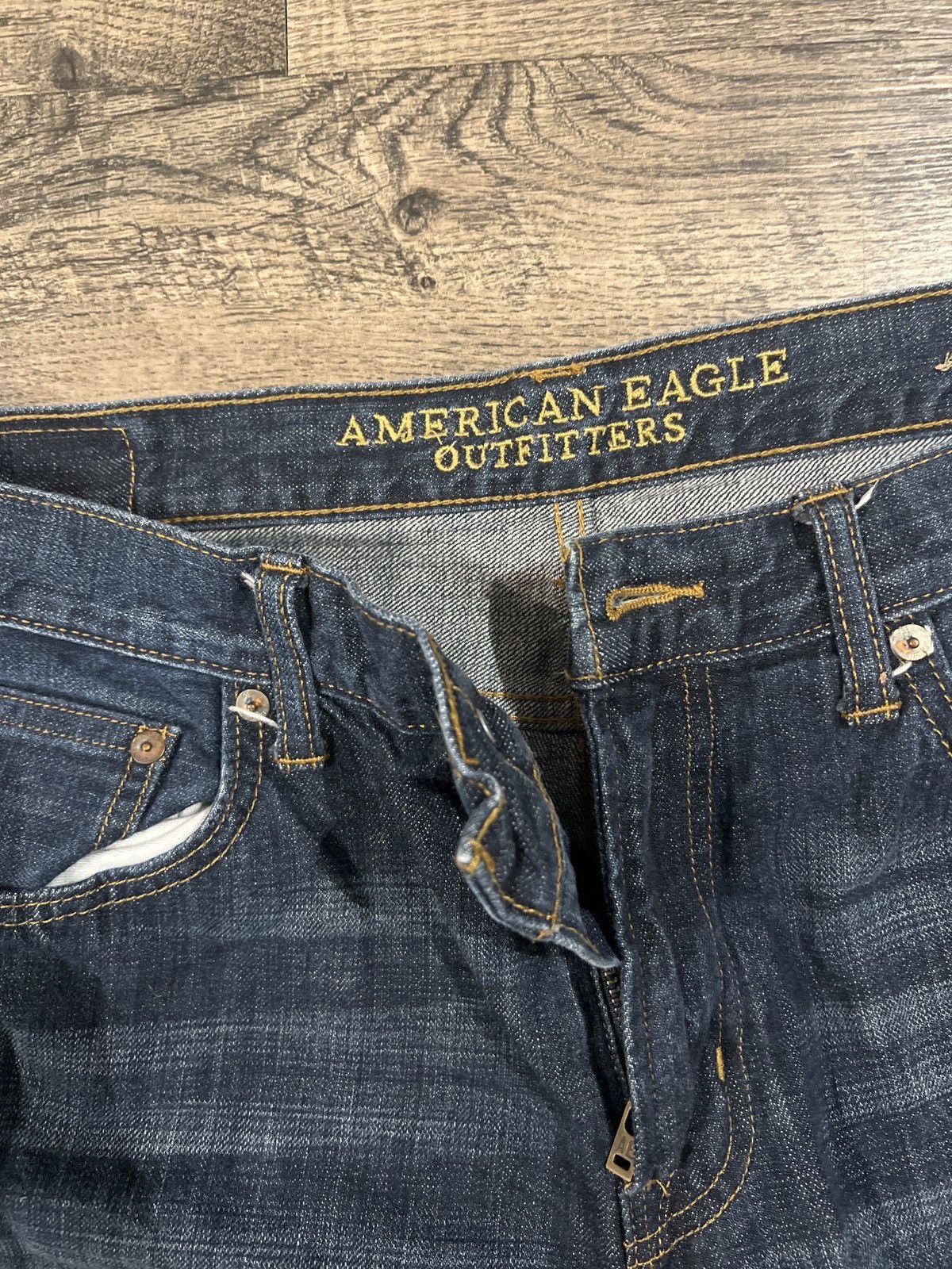 American Eagle Outfitters American Eagle Blue Jeans Size US 34 / EU 50 - 3 Thumbnail