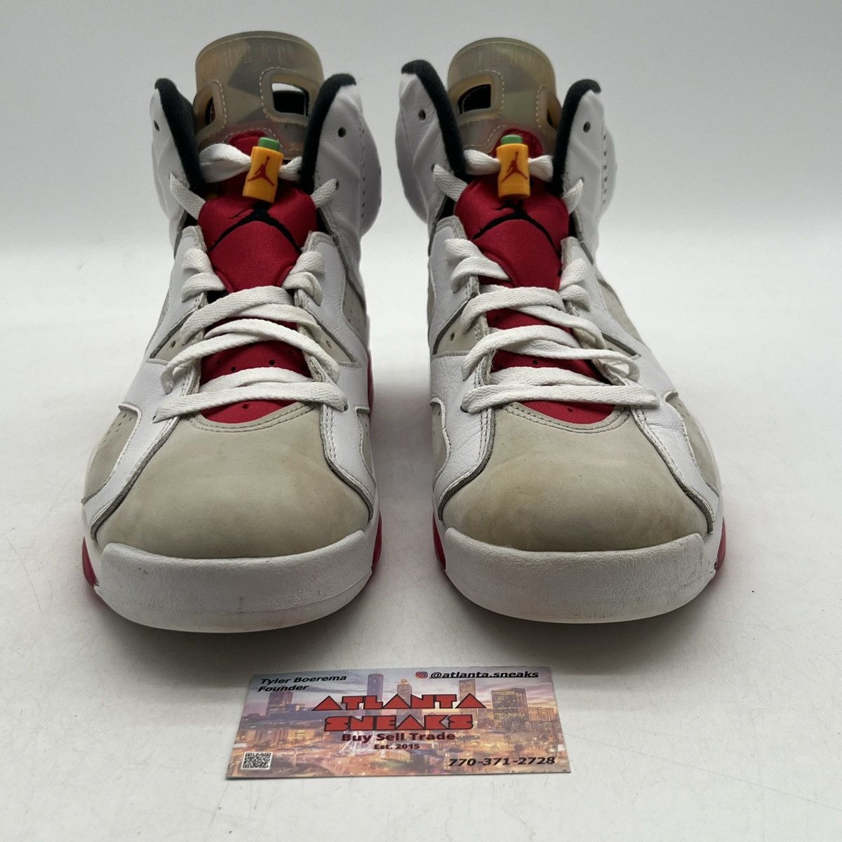 Jordan Brand Air Jordan 6 hare Size US 9.5 / EU 42-43 - 2 Thumbnail