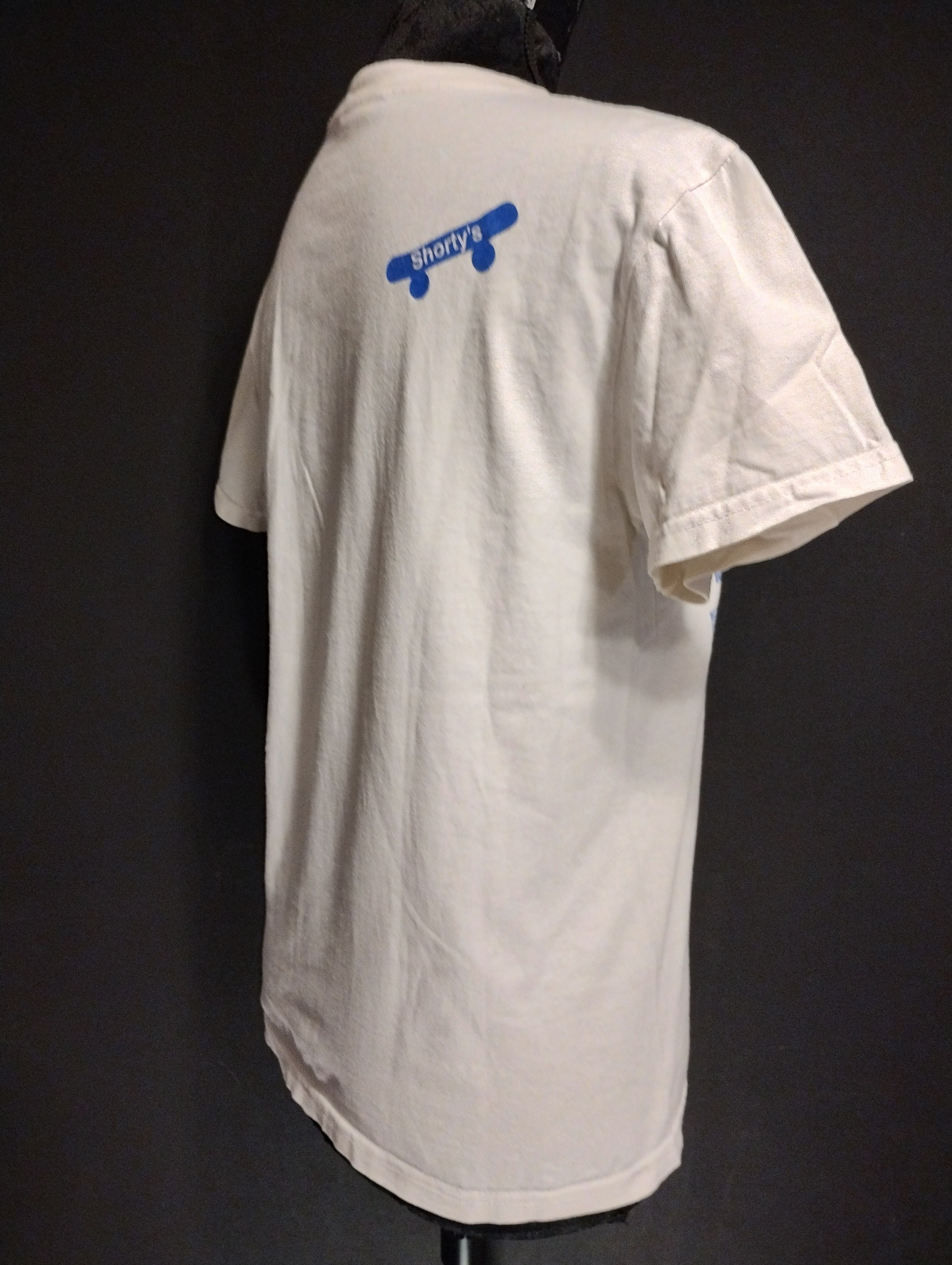 Vintage Y2K Shorty’s Skateboards Box Logo Tee in White, Men's — image 6 of 6