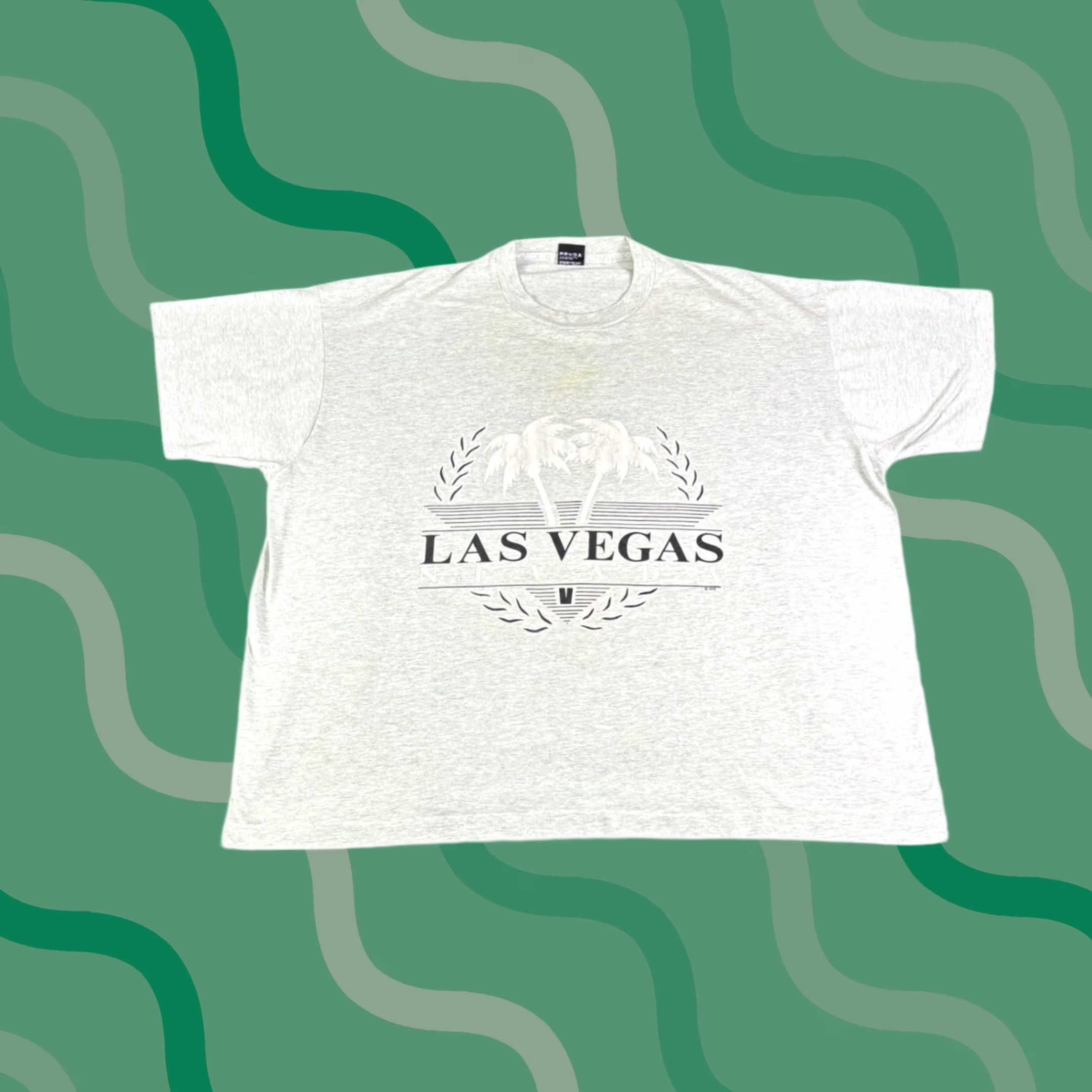 Vintage VINTAGE Screen Stars Best Las Vegas T Shirt XXXL Gray 90s Single Stitch USA Men GB Boys Girls Mens Womens Size US XXL / EU 58 / 5 - 1 Thumbnail