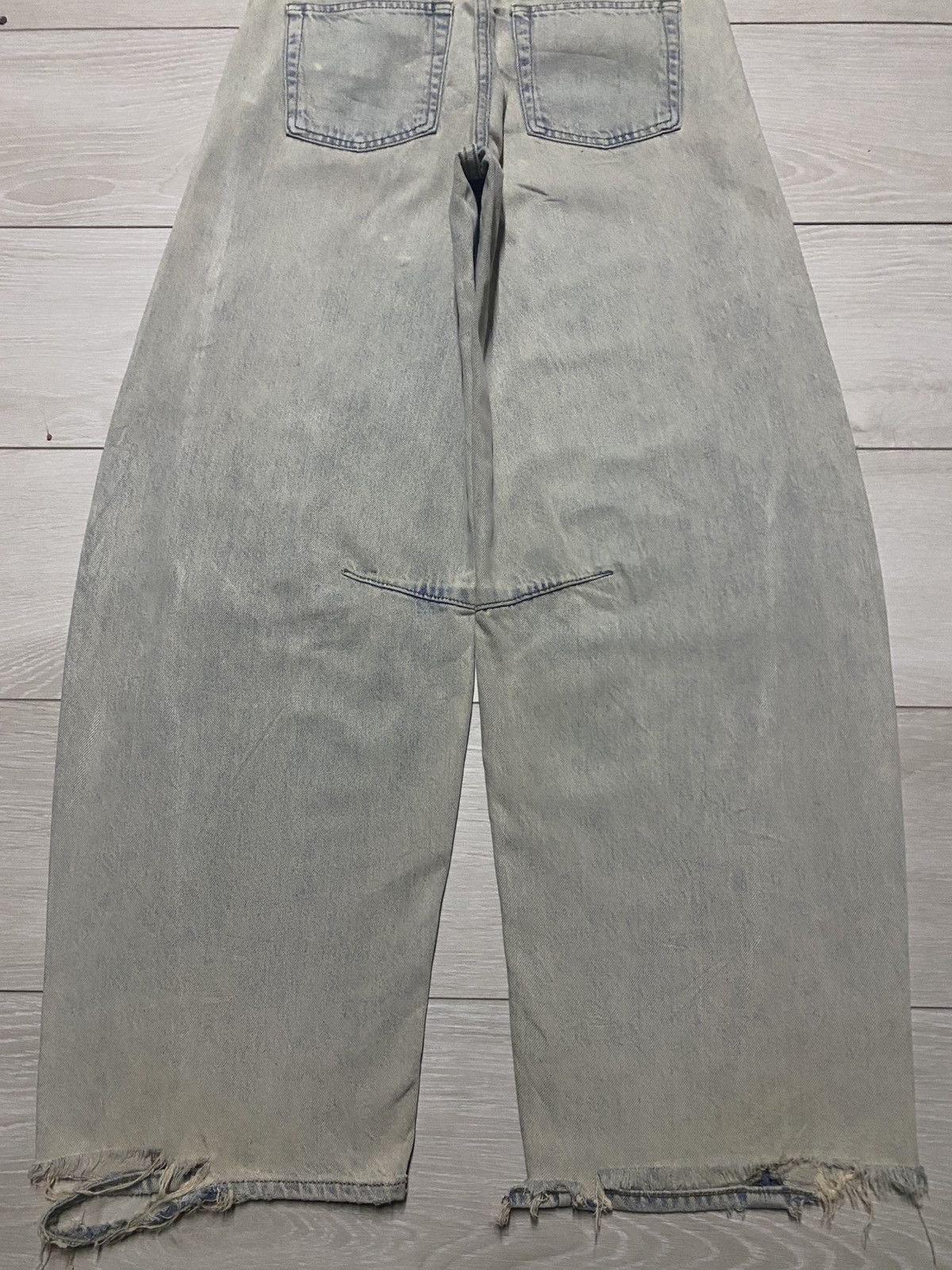 GU Vintage gu denim distressed Baggy Jeans Size US 29 - 6 Thumbnail