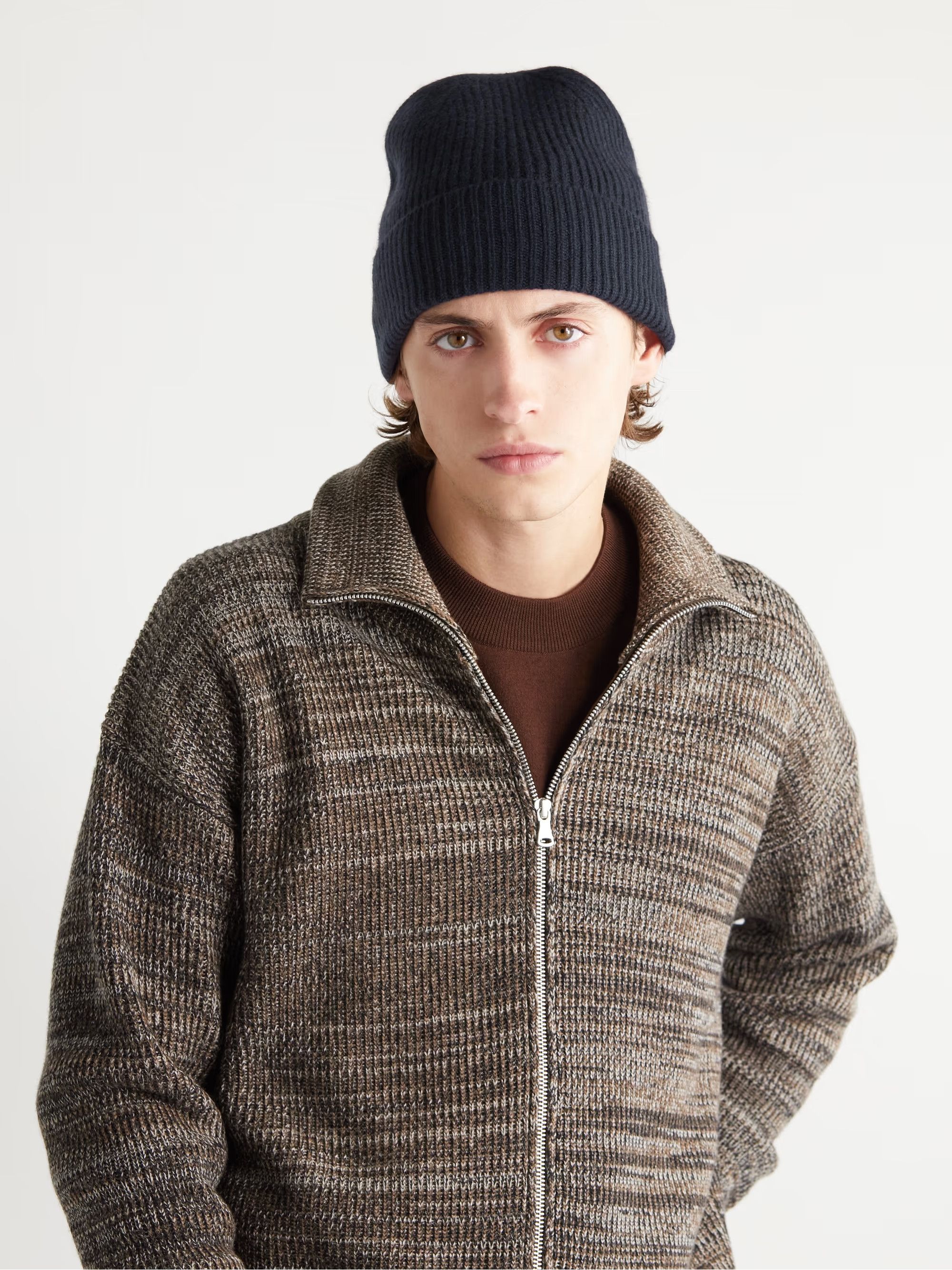 William Lockie WILLIAM LOCKIE Ribbed Cashmere Beanie Size ONE SIZE - 3 Thumbnail