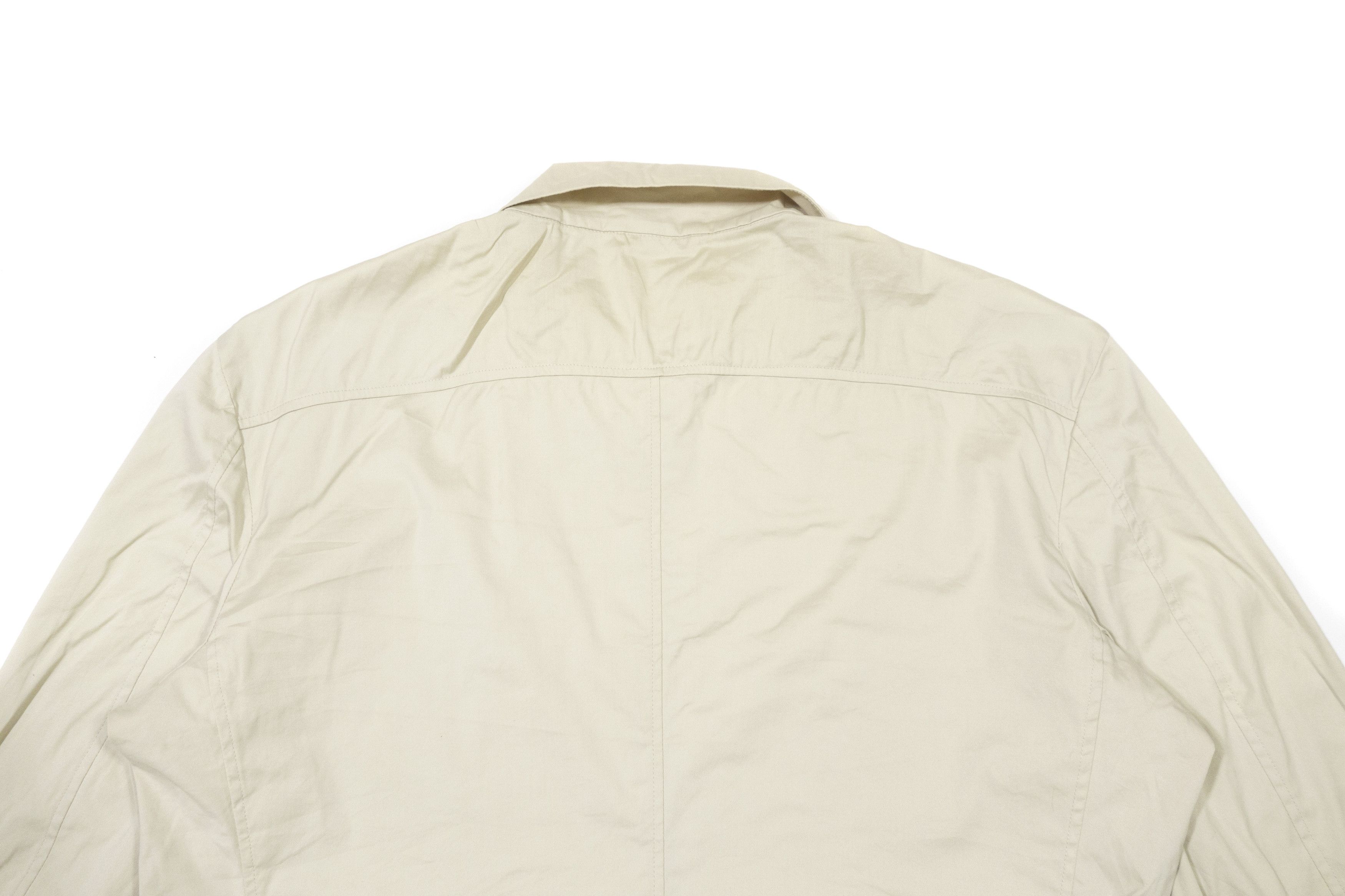 Jil Sander 90S Cotton Nylon Oversize Zip Shirt Vintage Size XL / US 12-14 / IT 48-50 - 4 Thumbnail
